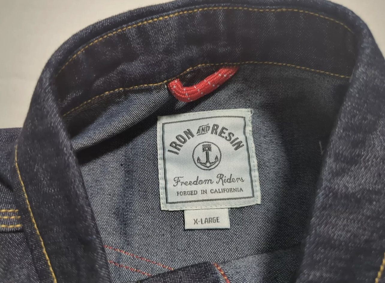 Iron & Resin Like New! $378 Elbow Patch Moto Denim Size US L / EU 52-54 / 3 - 6 Thumbnail