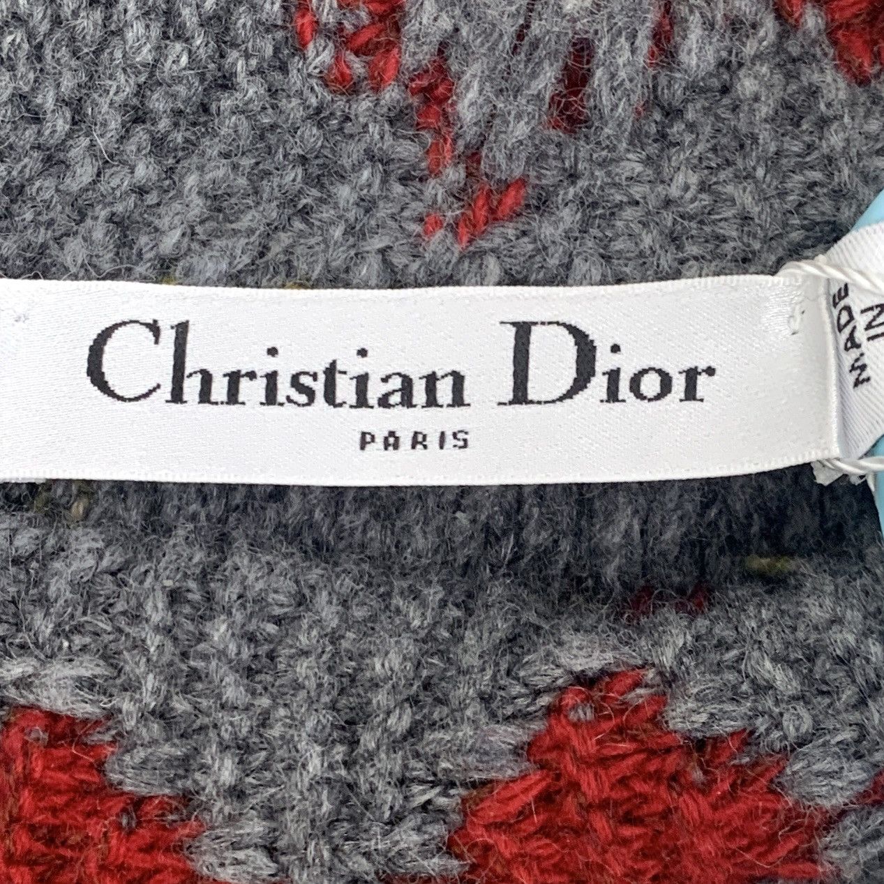 Dior Dior Geometric Long Sleeve Knit Sweater K26WX Size XS / US 0-2 / IT 36-38 - 5 Thumbnail