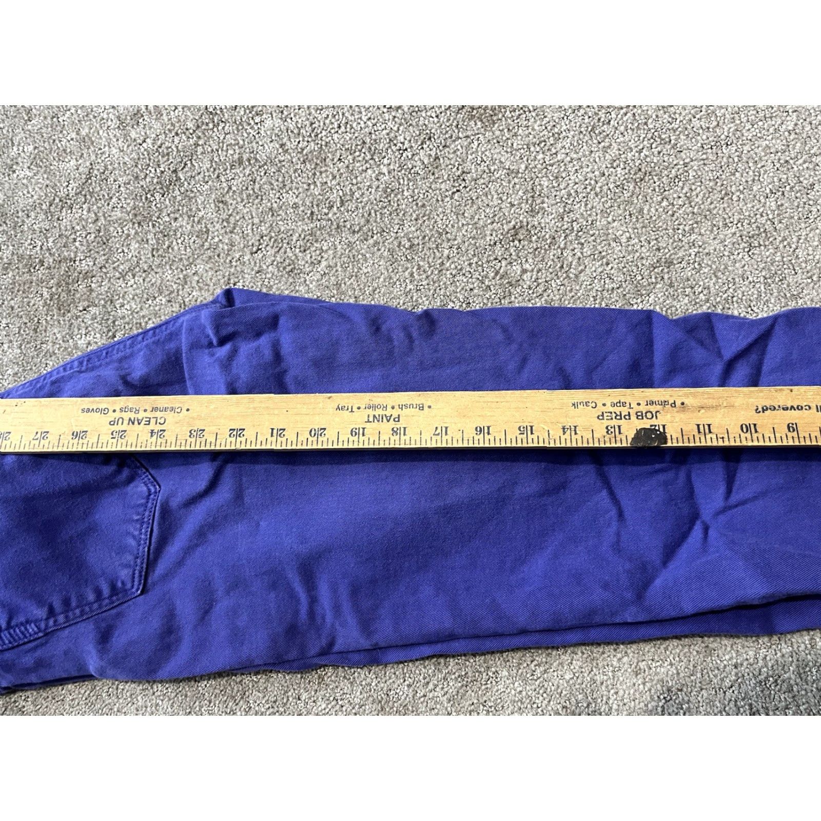 Paige Paige Roxie Capri Jeans Women 30 Regular Royal Blue Stretch Denim Size 30" / US 8 / IT 44 - 7 Thumbnail