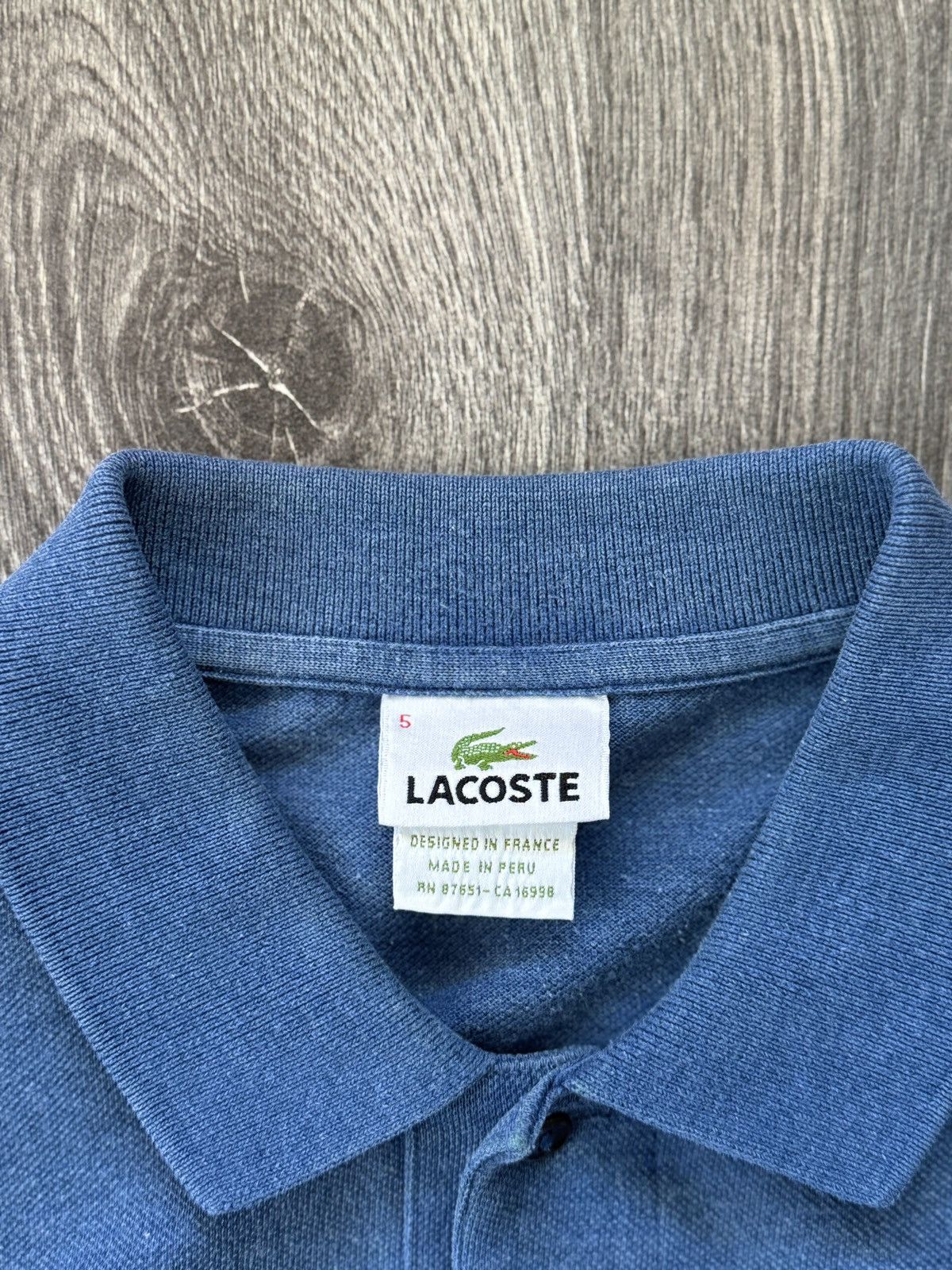 Lacoste Men’s Lacoste Polos Long Sleeve Size US L / EU 52-54 / 3 - 3 Thumbnail