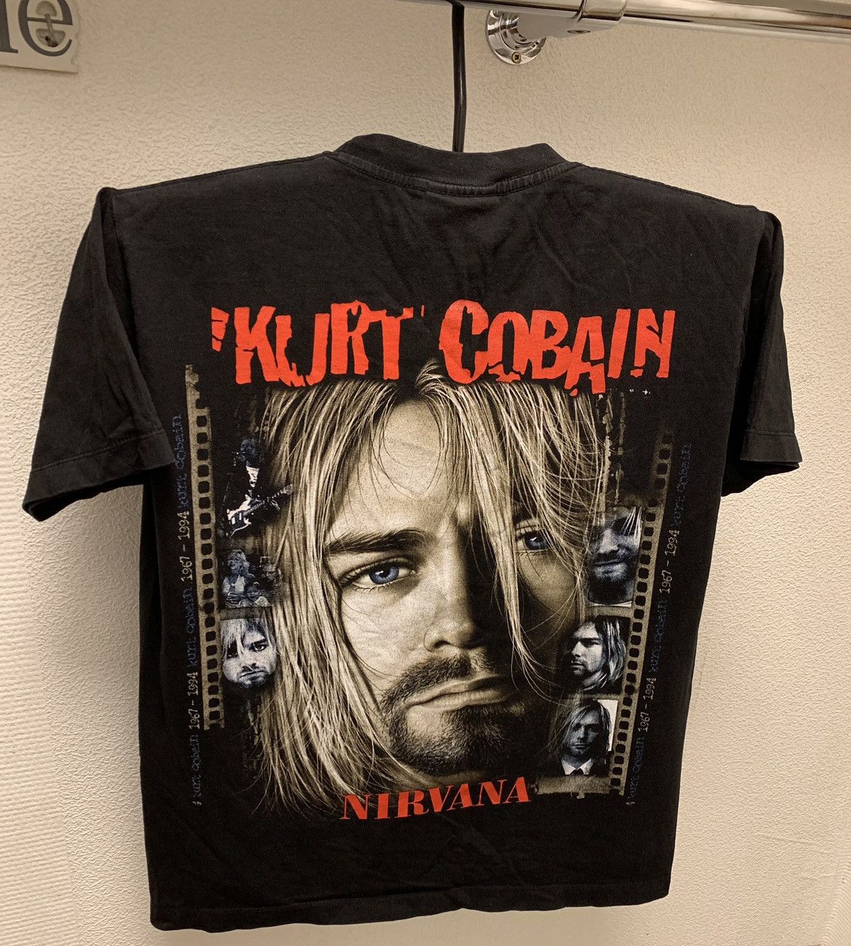 Nirvana Kurt Cobain Nirvana vintage black t-shirt 1990th M sz (blur) Size US M / EU 48-50 / 2 - 2 Thumbnail