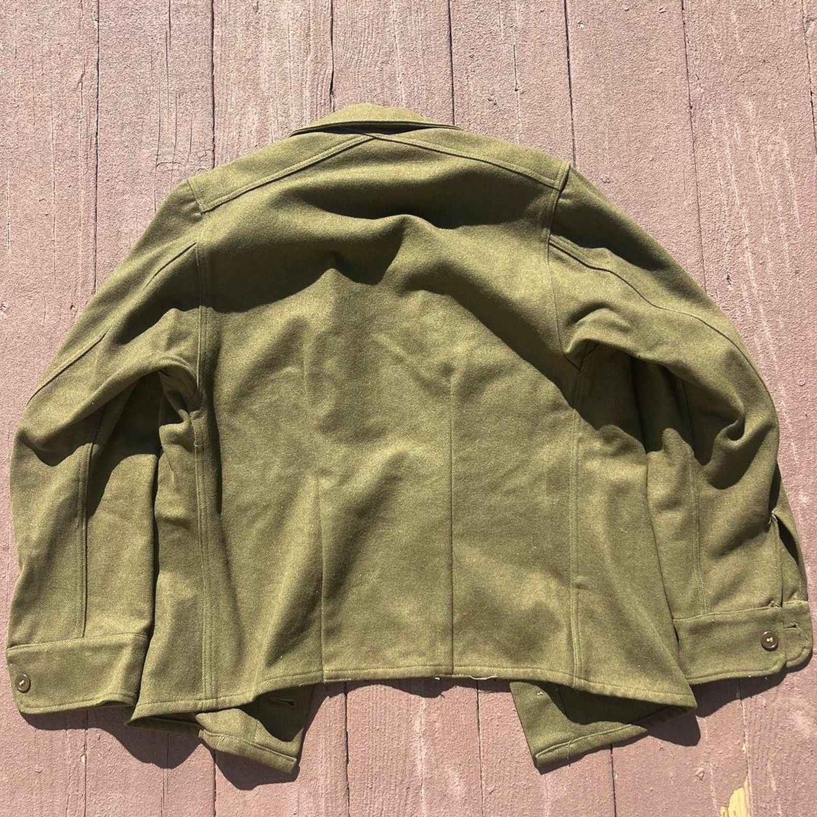 American Apparel True Vintage Wool WW2 Military button up jacket Size US M / EU 48-50 / 2 - 3 Thumbnail