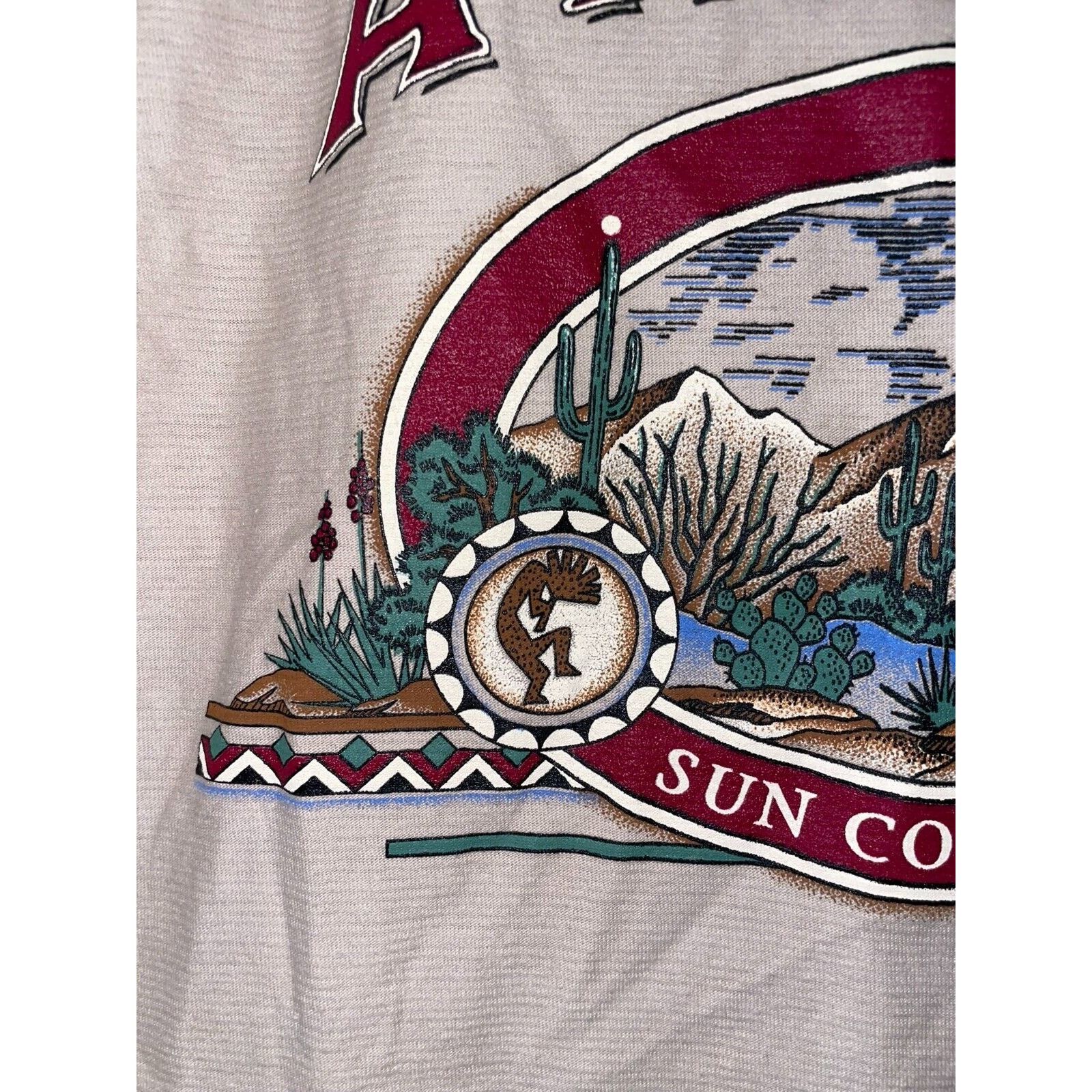 Vintage Vintage Arizona Shirt AZ Sun Country Cactus Aboriginal 90s L Size US L / EU 52-54 / 3 - 2 Thumbnail