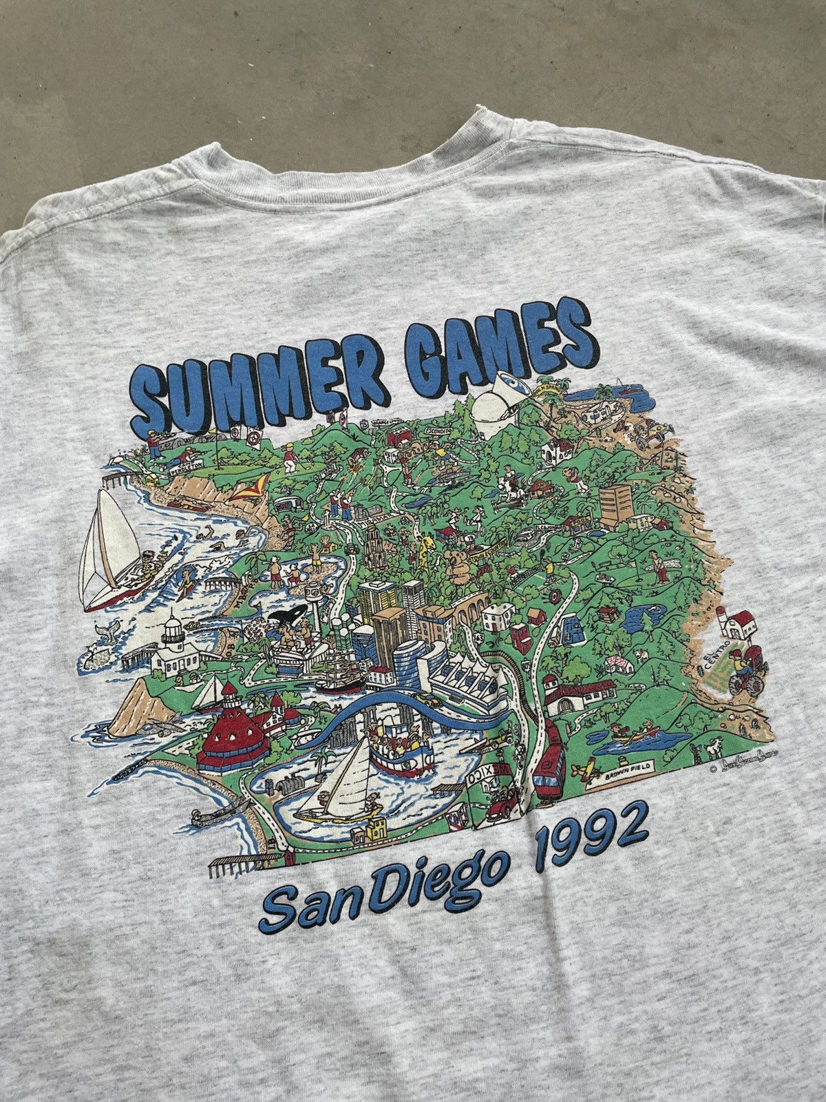 USA Olympics × Vintage VINTAGE SAN DIEGO SUMMER GAMES 1992 SUNSCREEN Size US XXL / EU 58 / 5 - 2 Thumbnail