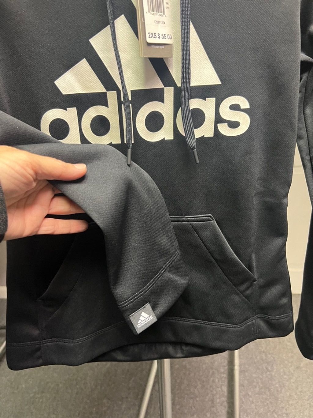 Adidas Women's Adidas Hoodie Black 2XS Size XS / US 0-2 / IT 36-38 - 6 Thumbnail