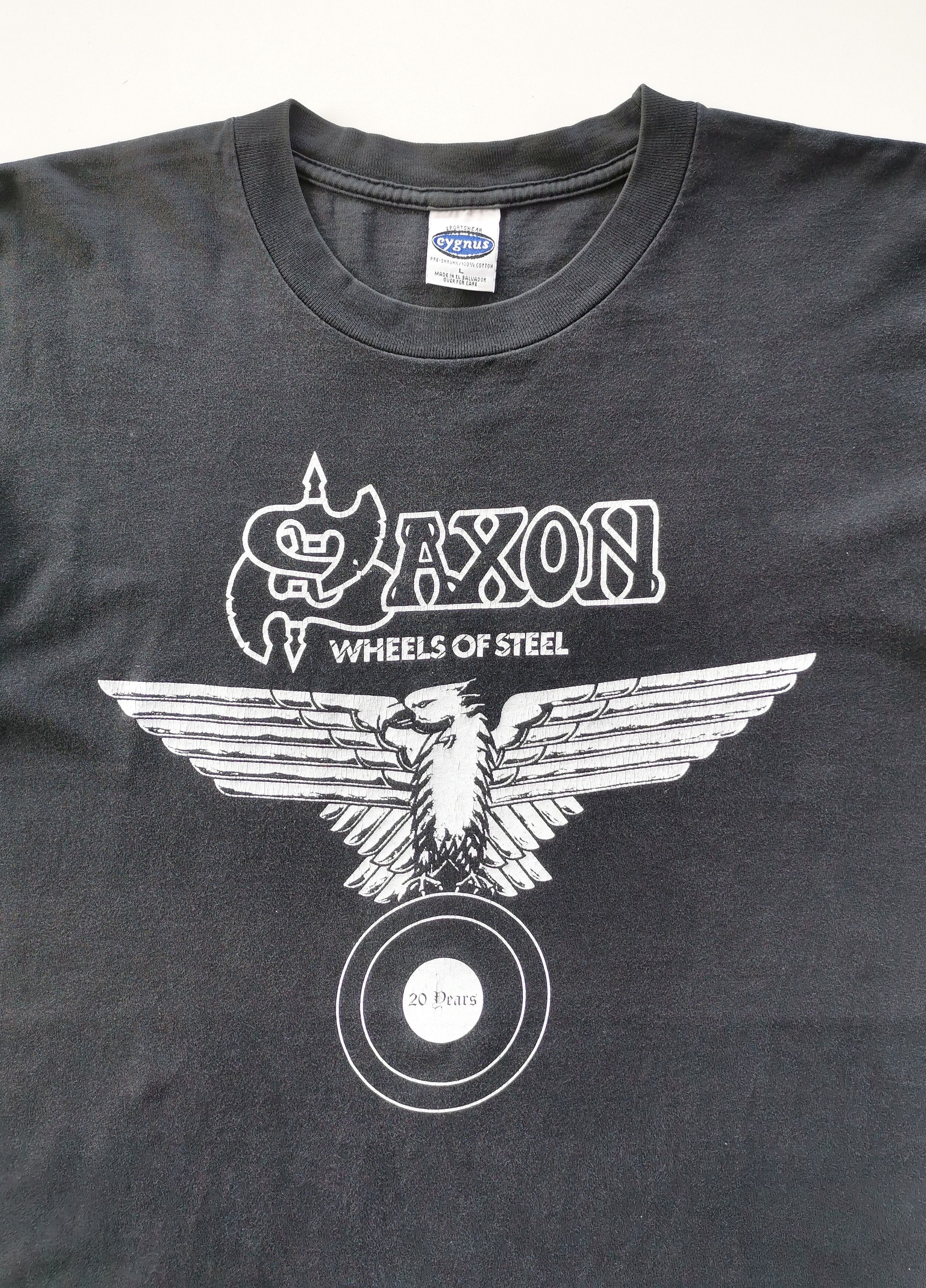 Band Tees Vintage Saxon Heavy Metal Band Tshirt Size US L / EU 52-54 / 3 - 1 Thumbnail