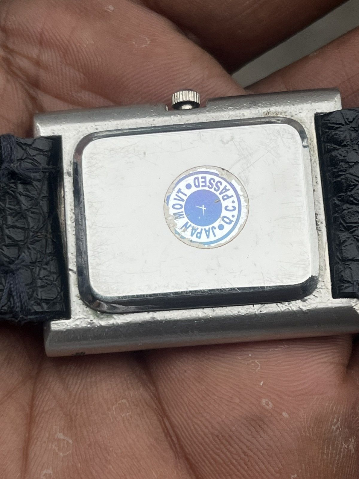 Vintage Vintage 007 Haiqi "James Bond" Tank Watch Blue Dial Y2K Size ONE SIZE - 6 Thumbnail