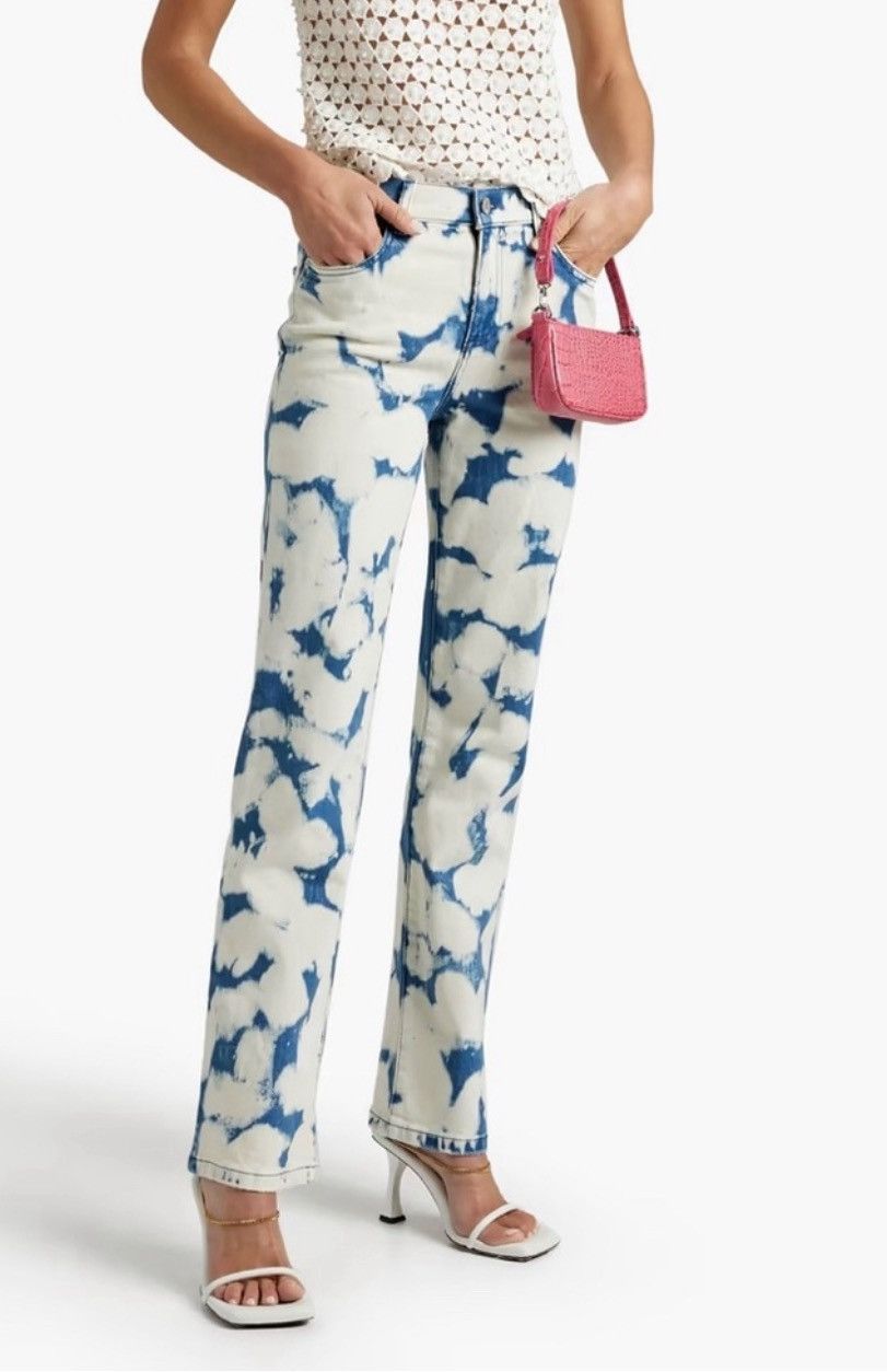 Alice + Olivia Alice & Olivia High Rise Straight Leg Jeans Size 26" / US 2 / IT 38 - 1 Thumbnail