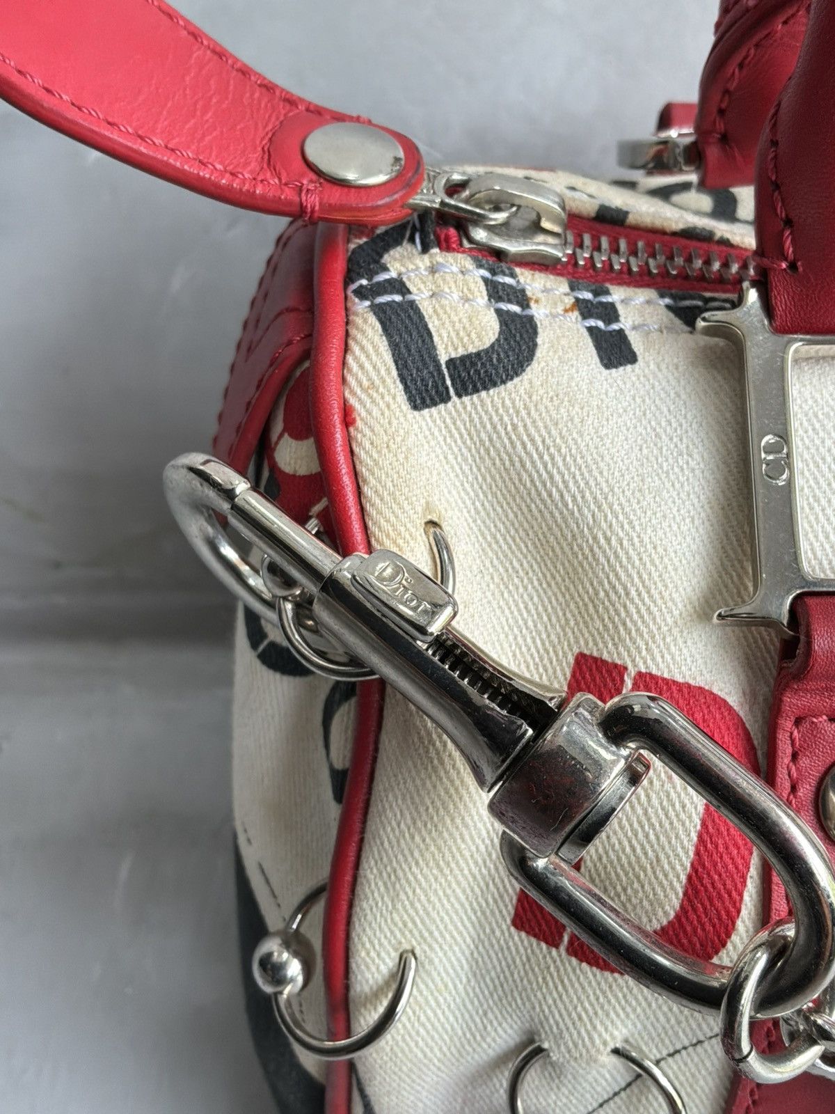 Dior Dior - Galliano Era - Hardcore Pierced Mini Boston Bag Size ONE SIZE - 8 Thumbnail