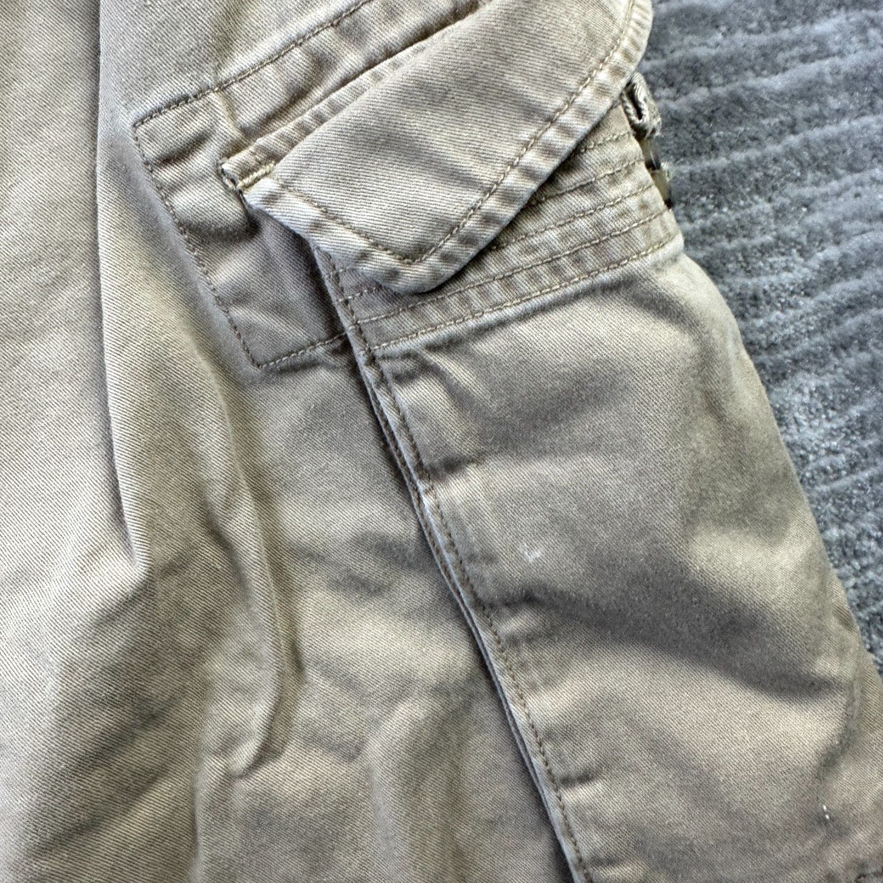 Polo Ralph Lauren Polo Ralph Lauren Shorts Mens 38 Beige Army Cargo Pocket Drawstring Relaxed Regular Fit Vintage No Size US M / EU 48-50 / 2 - 6 Thumbnail
