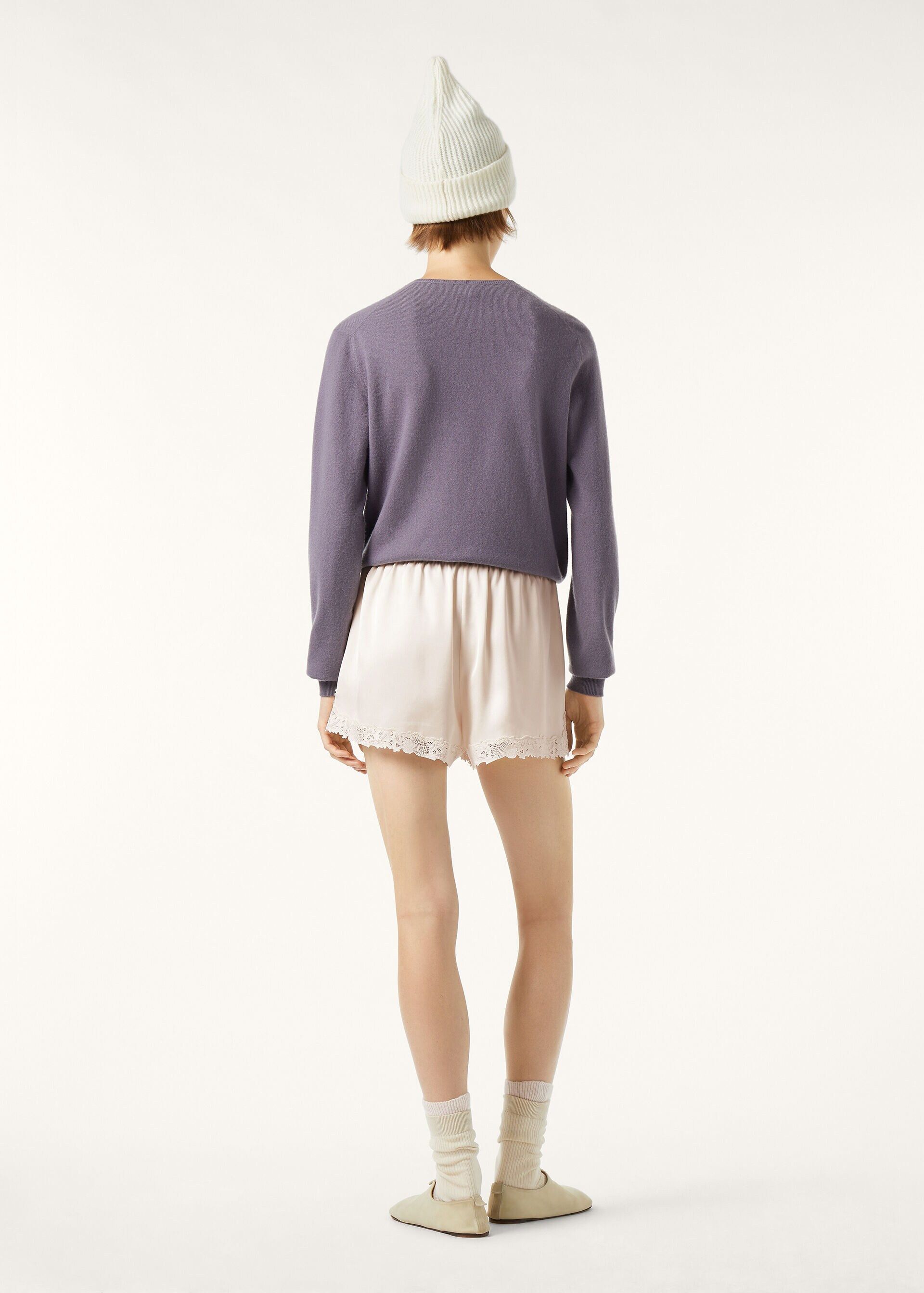 Loro Piana os11x0426 FAQ4514 Sergio Sweater in Purple Tear Size M / US 6-8 / IT 42-44 - 5 Thumbnail