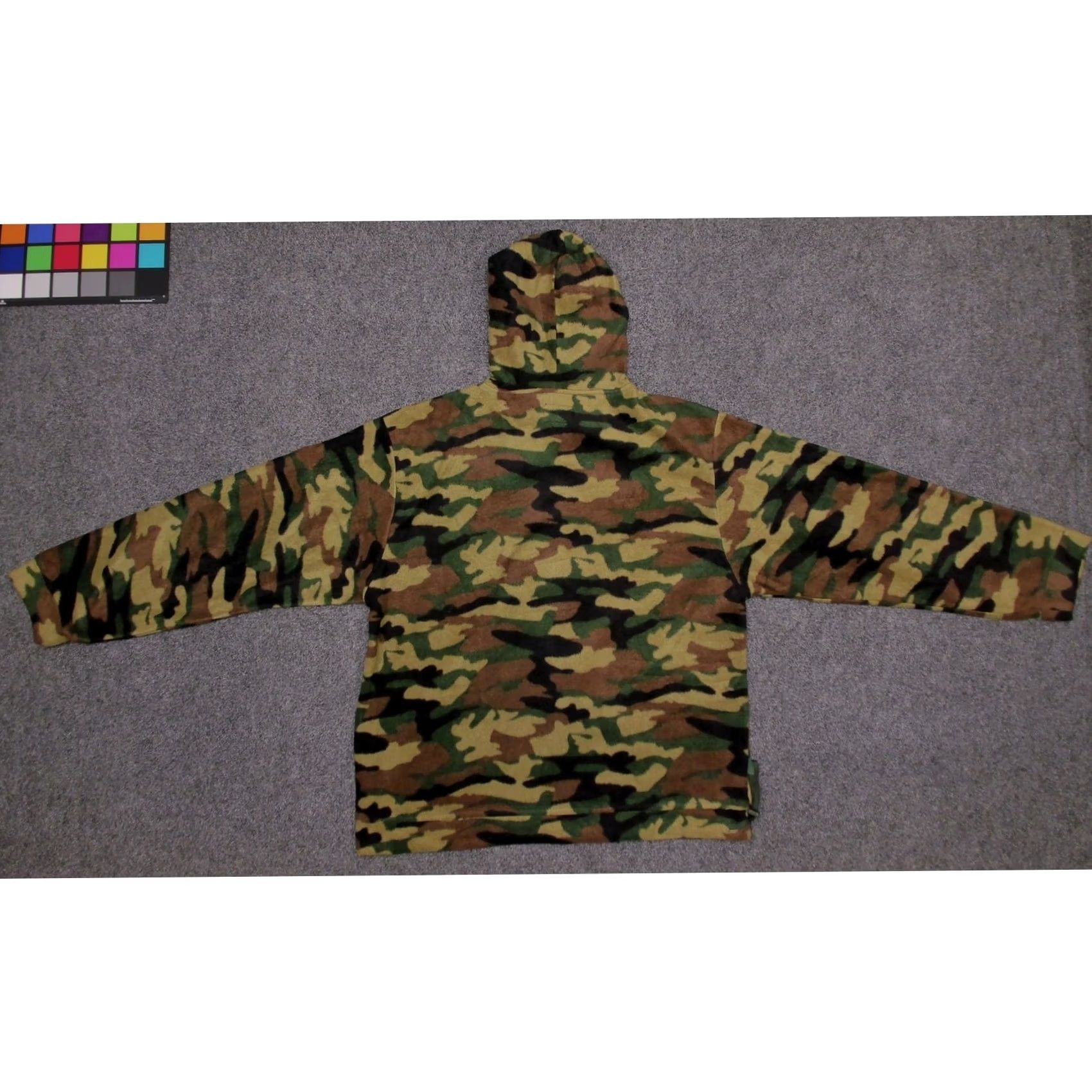 Vintage Highland Outfitters Woodland Camo Fleece Zip Hoodie Mens XXL Green Camouflage Y2K Gorpcore Vintage Full Zip Pockets Size US XXL / EU 58 / 5 - 6 Thumbnail