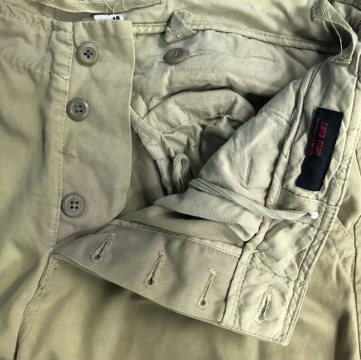 Zara Vintage Zara Man Cargo Pants Size US 37 - 21 Thumbnail