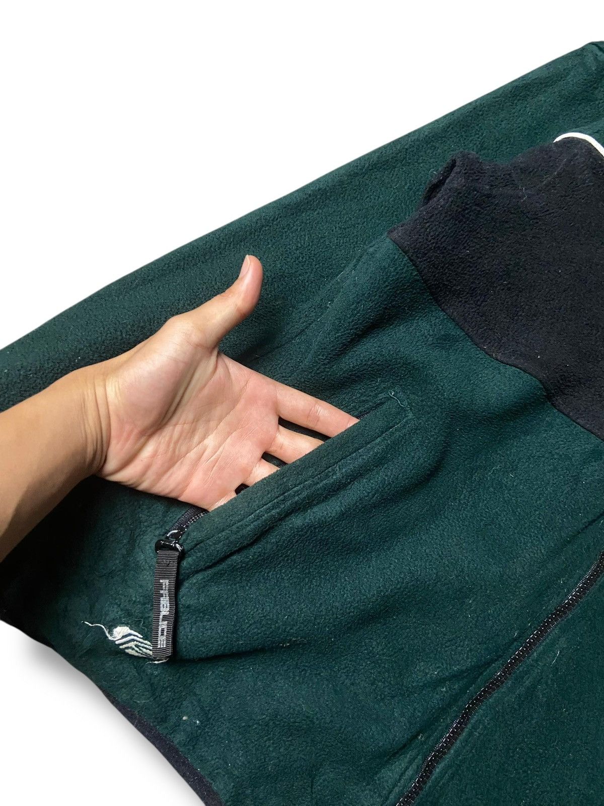 Japanese Brand Fablice Brand Color Block Full Zip Fleece Jacket (168) Size US S / EU 44-46 / 1 - 5 Thumbnail