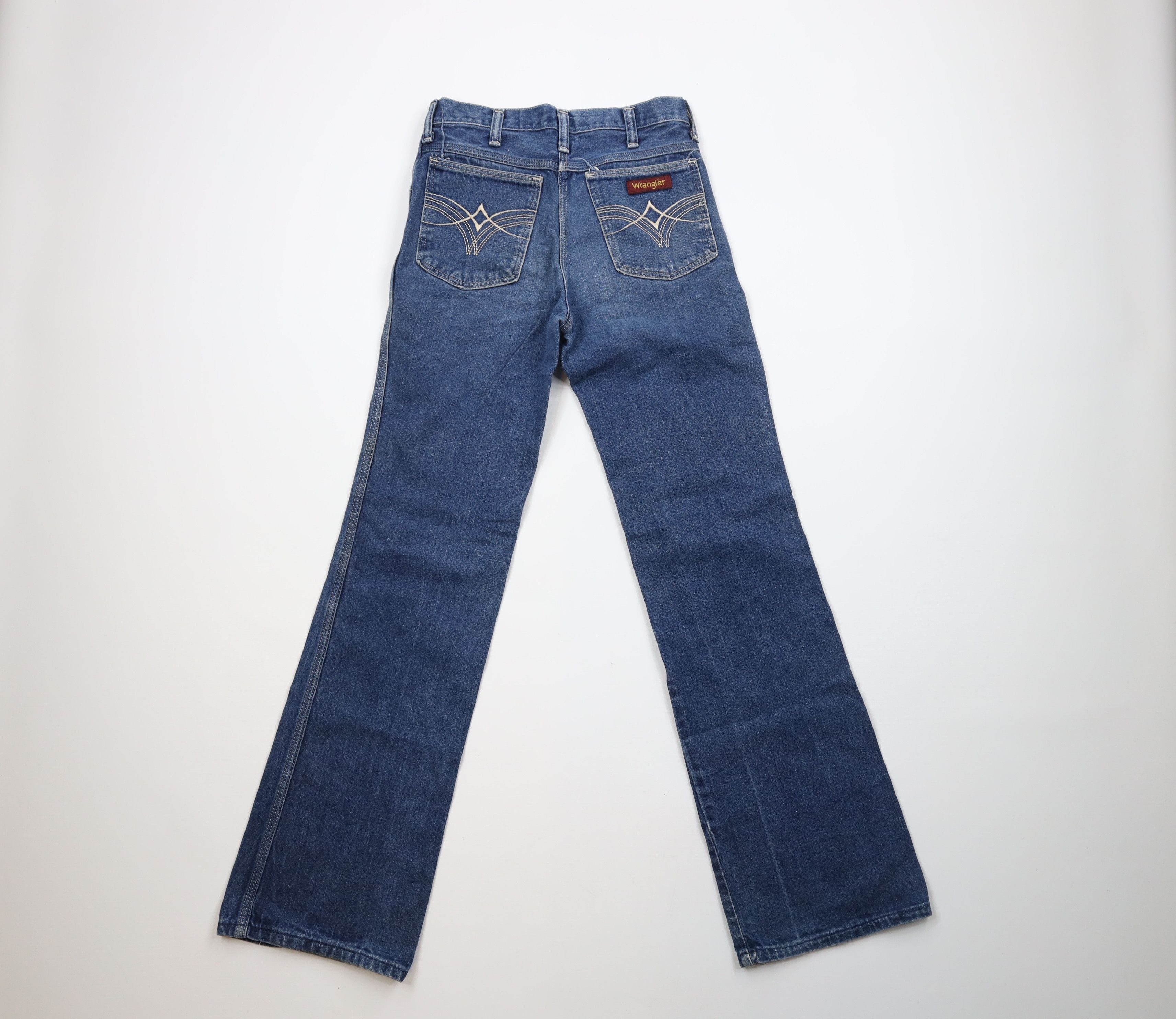 Vintage × Wrangler Vintage 70s Wrangler Wide Leg Bell Bottoms Denim Jeans USA Size 28" / US 6 / IT 42 - 10 Thumbnail