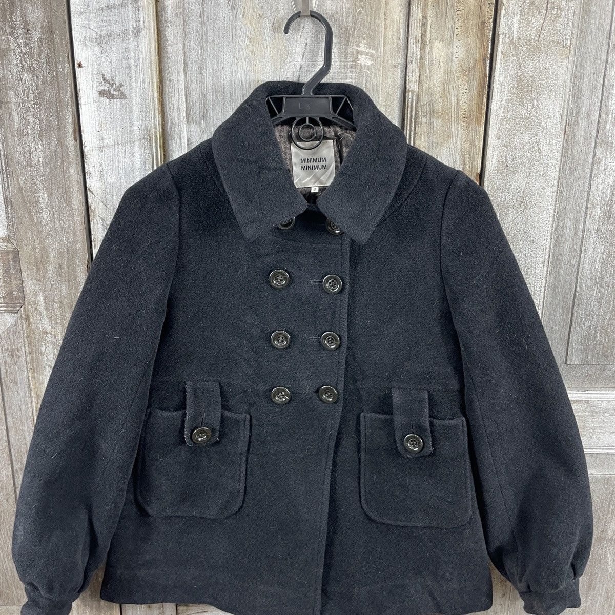 Minimum × Vintage Vintage Minimun Black Coat Size S / US 4 / IT 40 - 3 Thumbnail