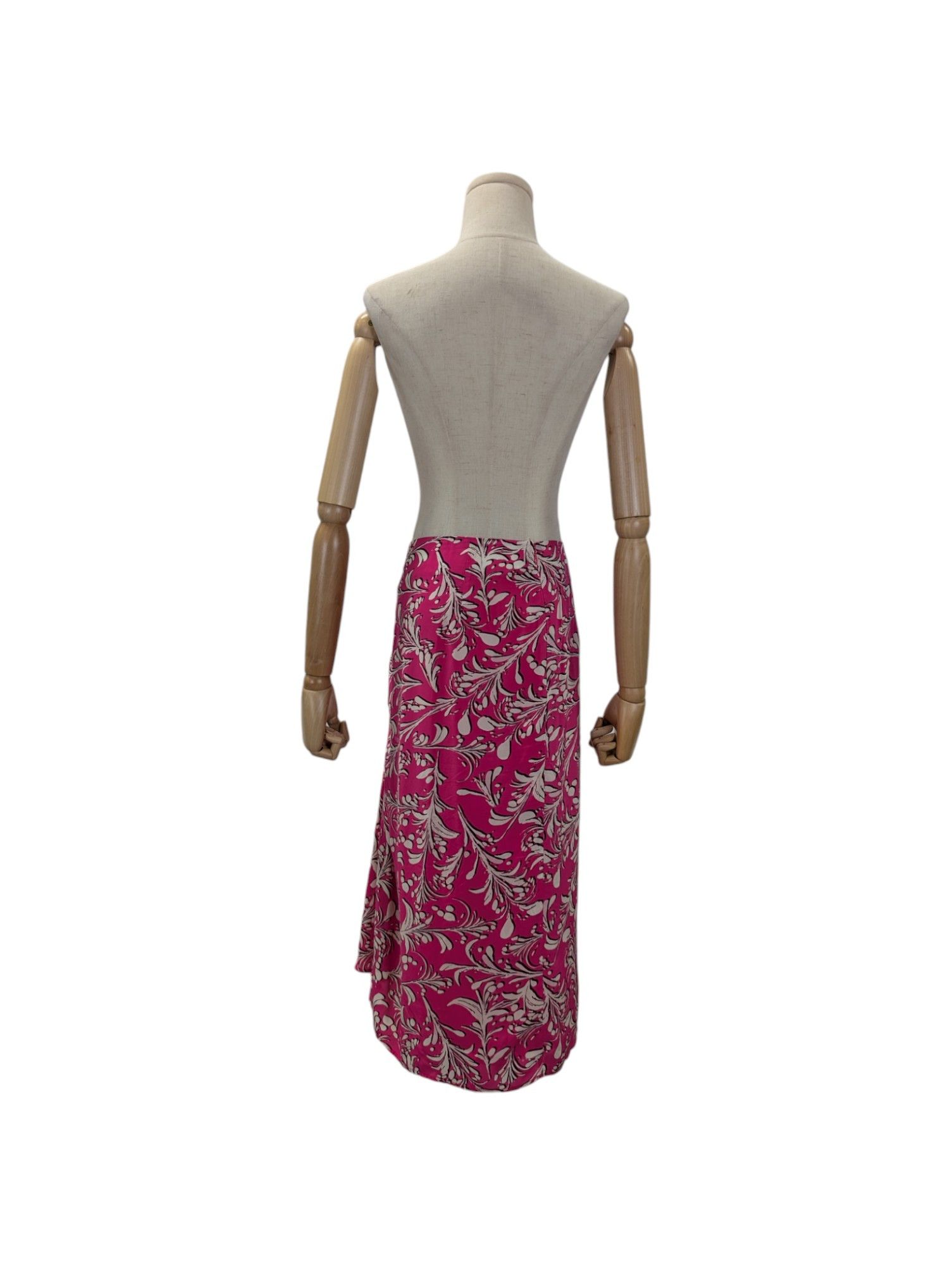 Isabel Marant Etoile Fuchsia Pink Printed Skirt Size 25" / US 0 / IT 36 - 2 Thumbnail
