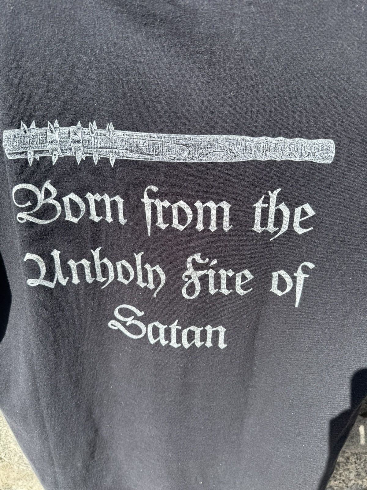 Band Tees White Army Black Metal Band Finland Darkthrone Satan Burzum Size US L / EU 52-54 / 3 - 12 Thumbnail