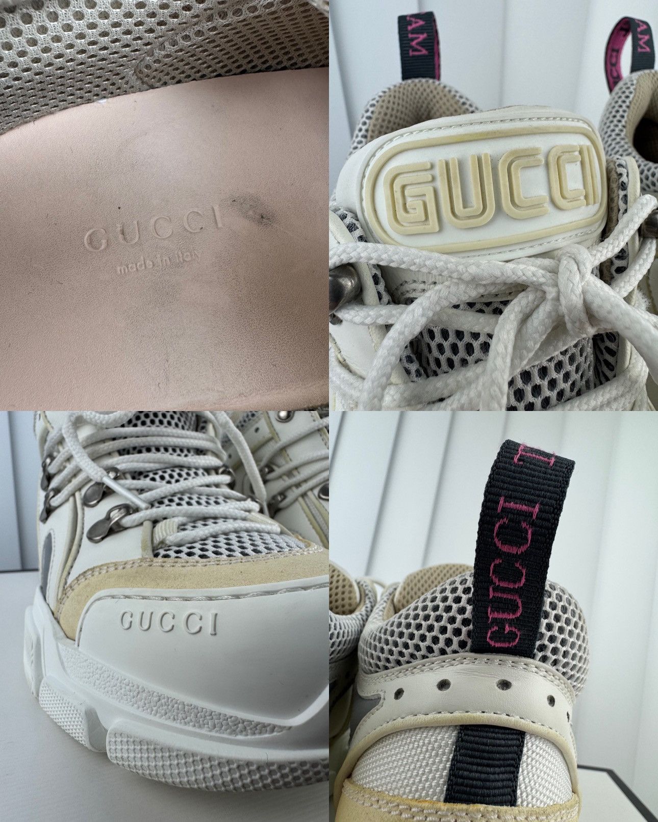 Gucci Gucci Flashtrek Sneakers White Size US 6 / IT 36 - 10 Thumbnail