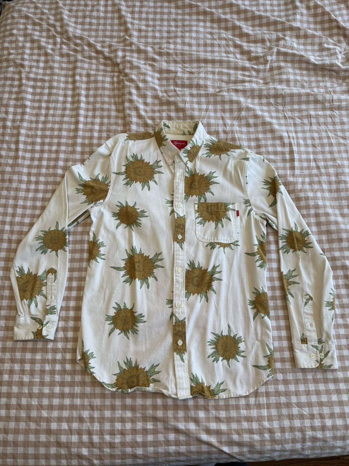 Supreme Supreme Sunflower Shirt (Spring/Summer 2015) Size US M / EU 48-50 / 2 - 2 Thumbnail