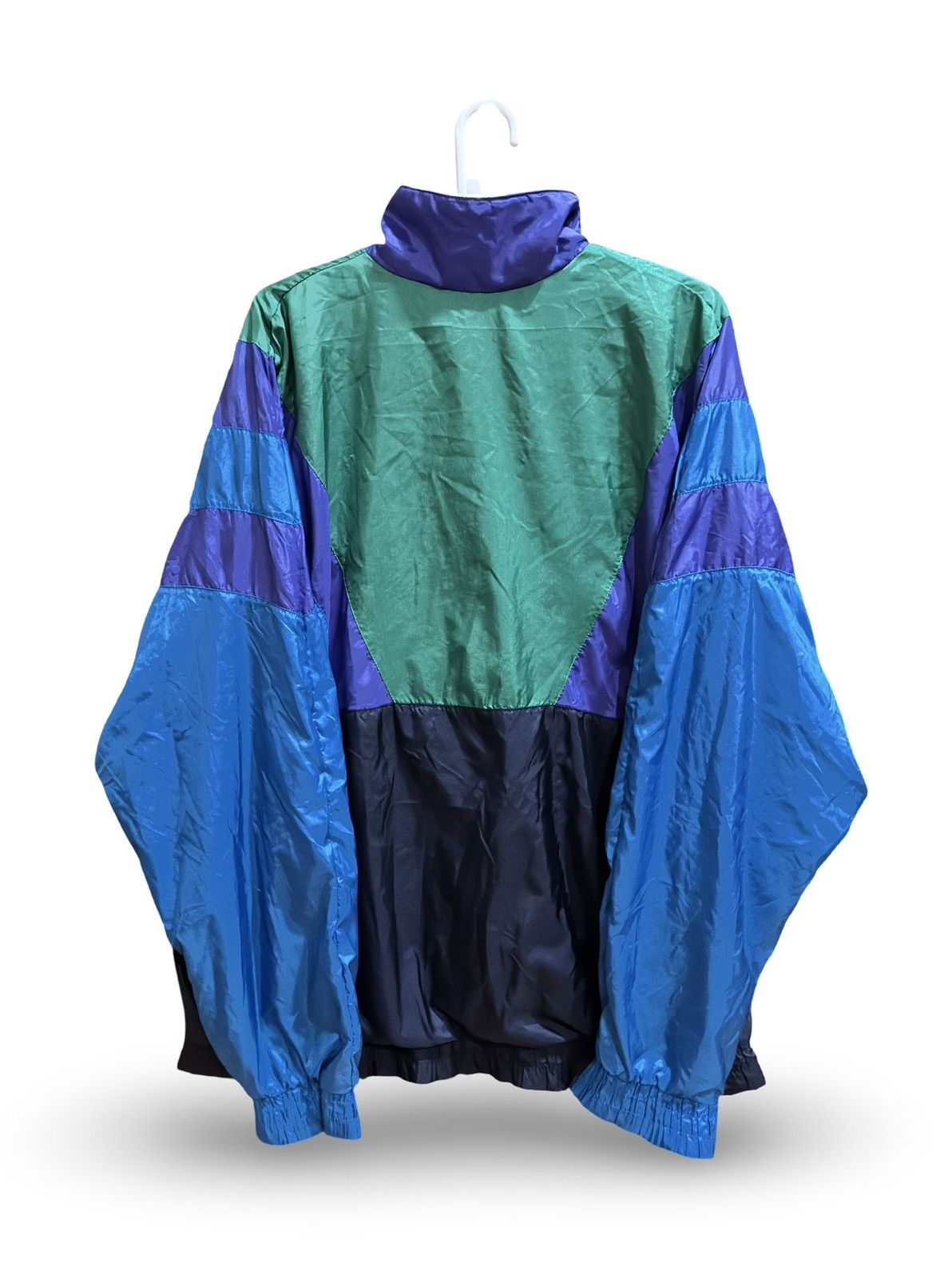 Adidas Adidas Originals Vintage Windbreaker Jacket – Retro 90s Size US L / EU 52-54 / 3 - 2 Thumbnail