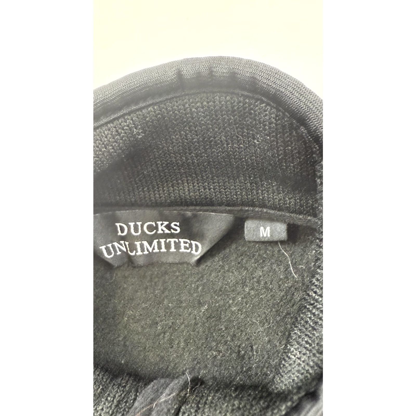 Vintage Ducks Unlimited Vest Mens Medium Black Full Zip Fleece Sleeveless Outdoor Hunting Size US M / EU 48-50 / 2 - 4 Thumbnail