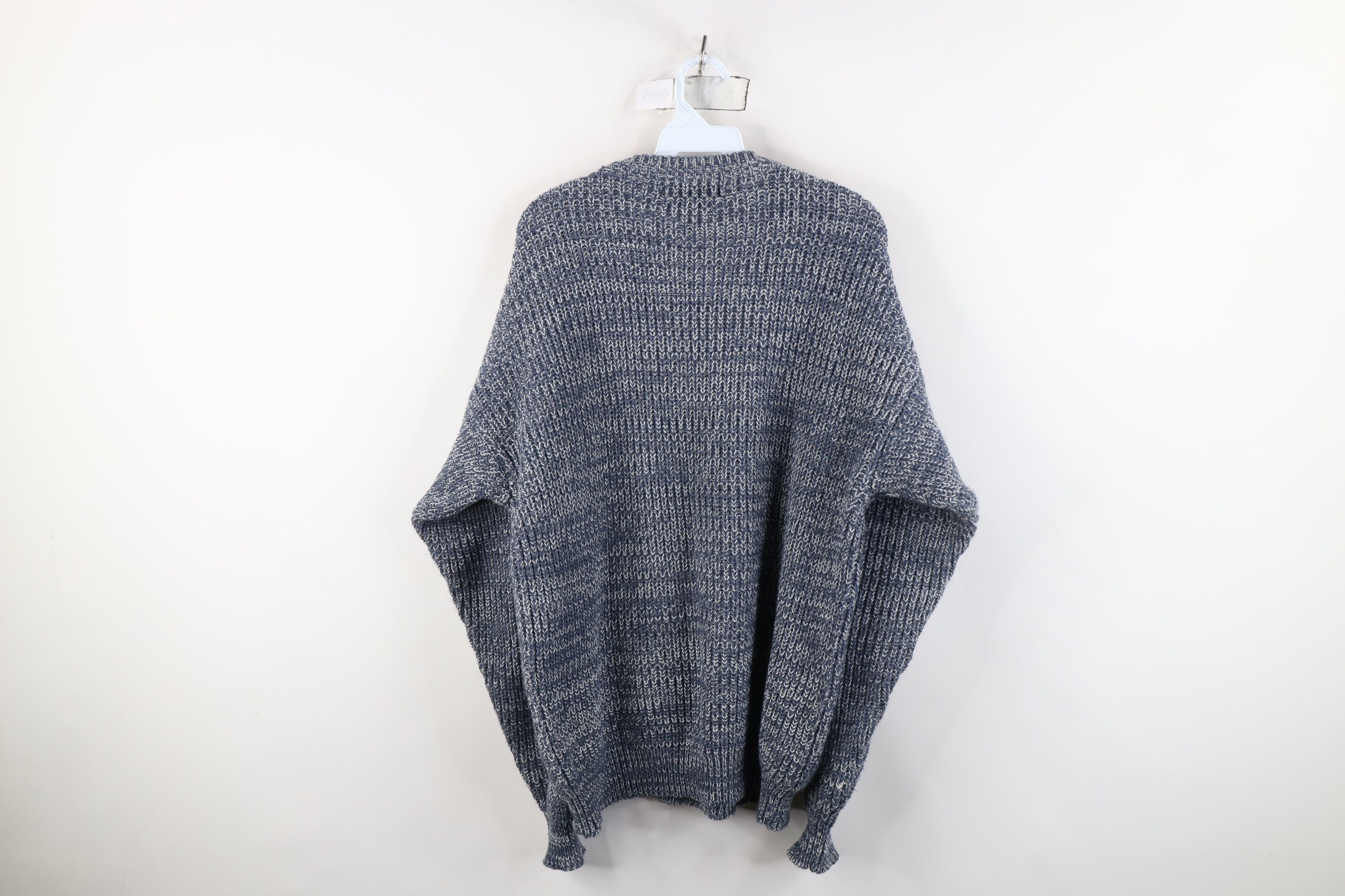 Vintage Vintage 90s Streetwear Chunky Ribbed Knit Crewneck Sweater Size US L / EU 52-54 / 3 - 7 Thumbnail