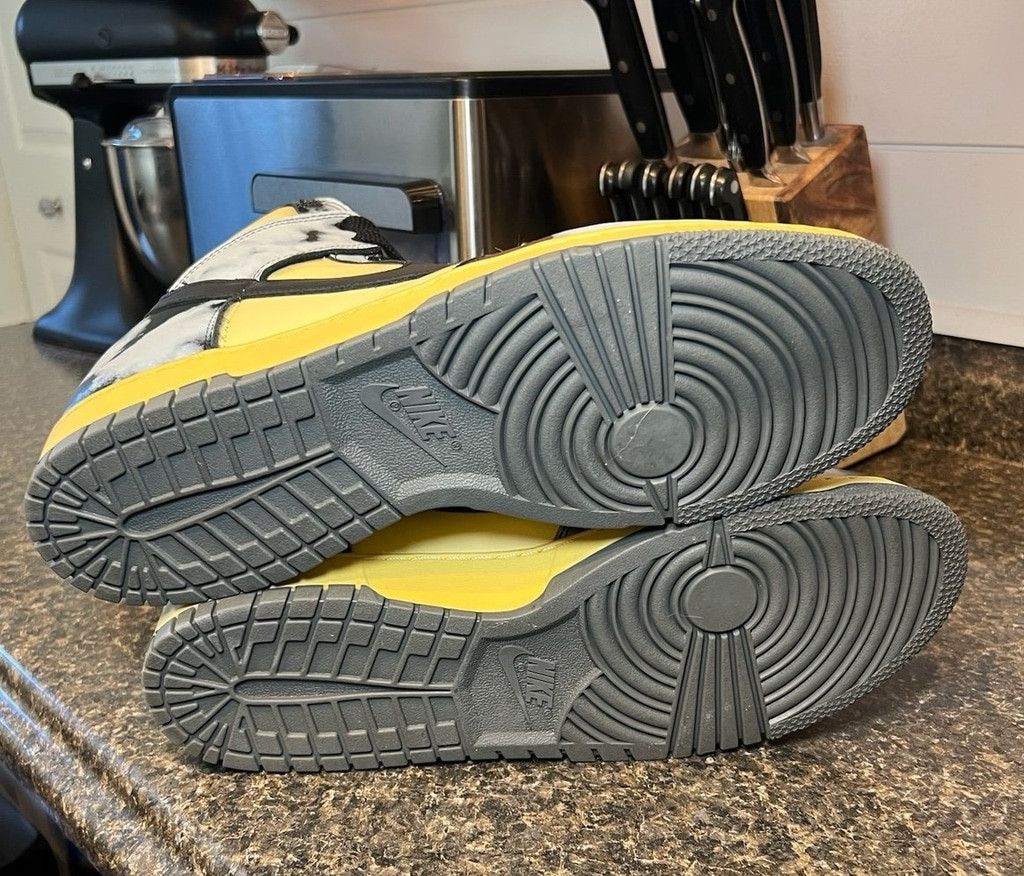 Nike Nike Dunk High 1985 SP "Black Acid Wash" Sneakers Size US 13 / EU 46 - 9 Thumbnail