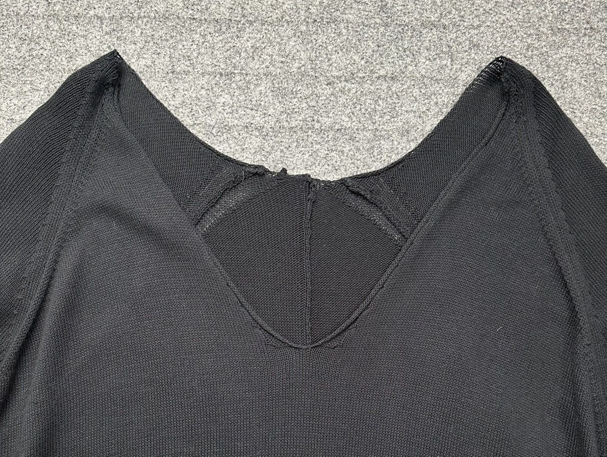 Yohji Yamamoto Yohji Yamamoto - Y’s A/W17 Acrylic Knitted V-Neck Long Dress Size XS / US 0-2 / IT 36-38 - 4 Thumbnail