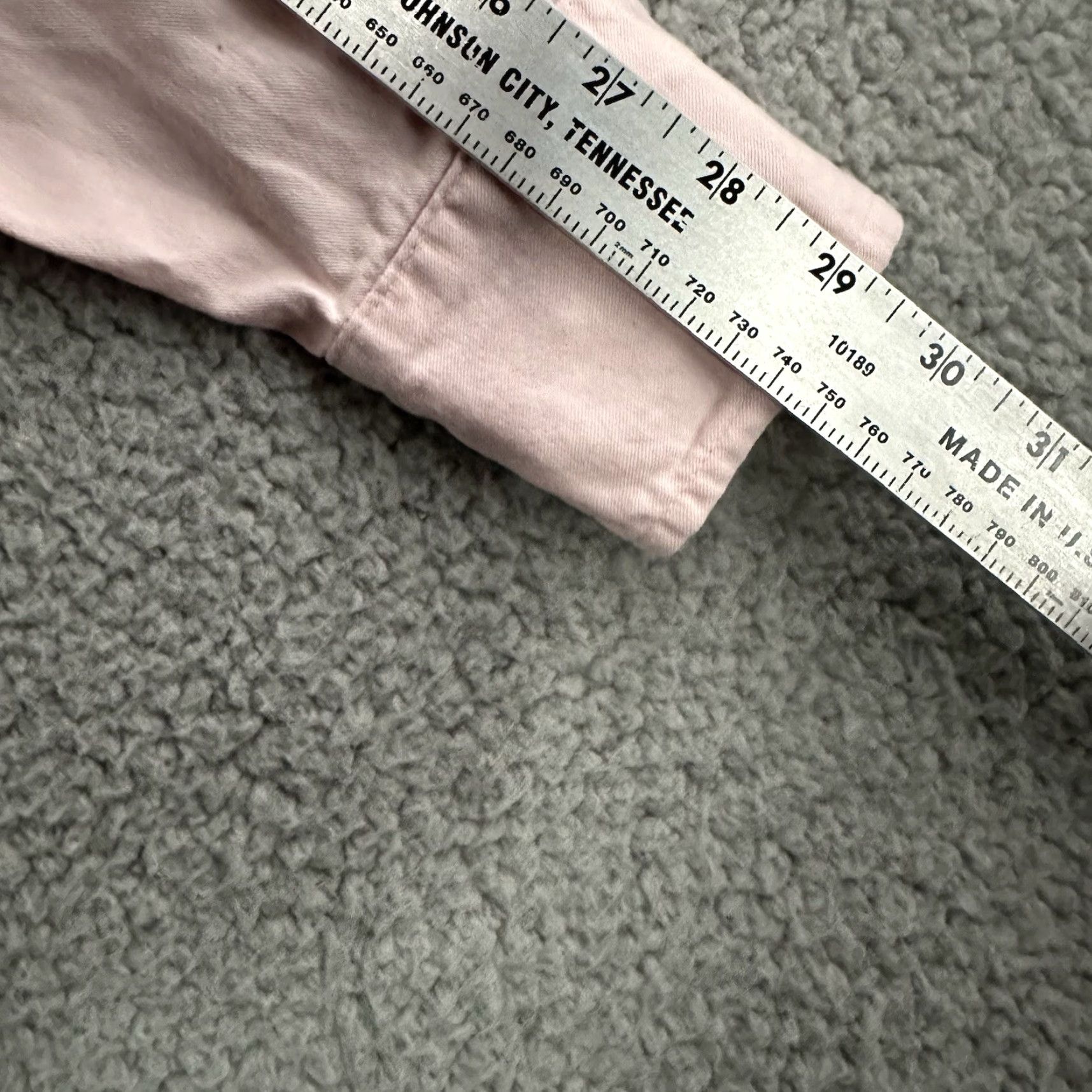 Ralph Lauren VINTAGE Ralph Lauren Womens Top Pink 10 Long Sleeve Button-Up Cotton USA Made Shirt Women Size L / US 10 / IT 46 - 6 Thumbnail