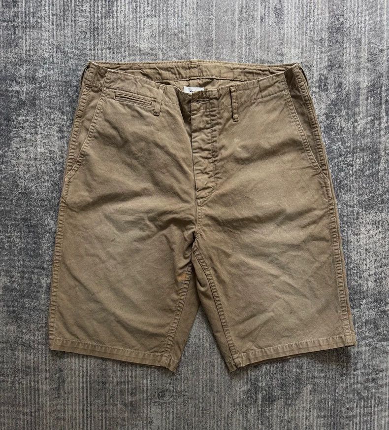VISVIM Spot Chino Shorts in Beige Color