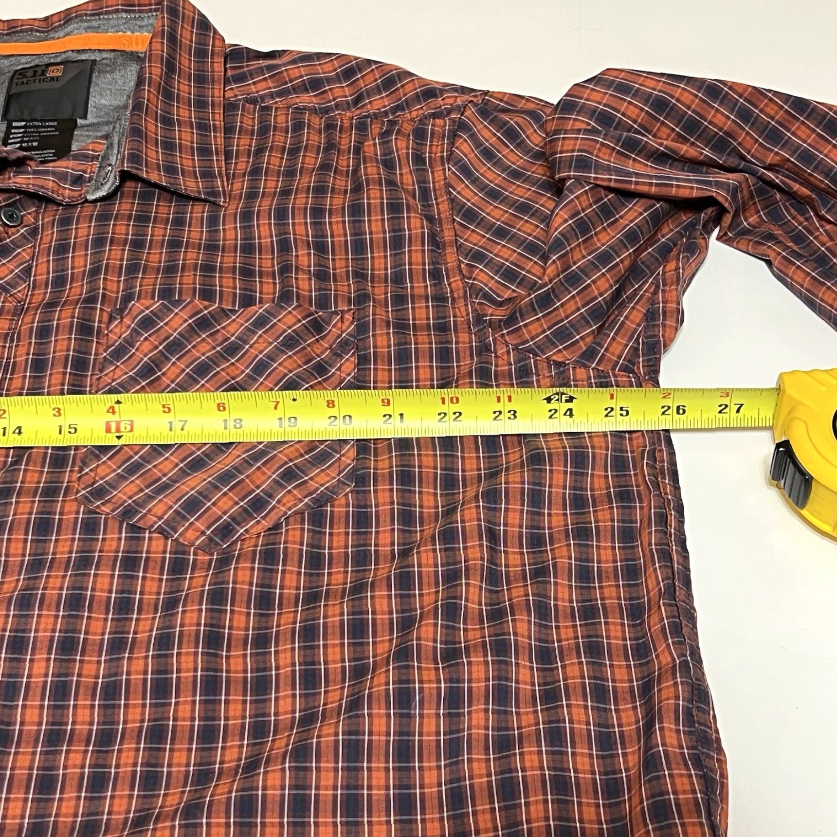 Vintage 511 Tactical Plaid Shirt Covert Flex Long Sleeve Snap Mens XL Red Size US XL / EU 56 / 4 - 6 Thumbnail