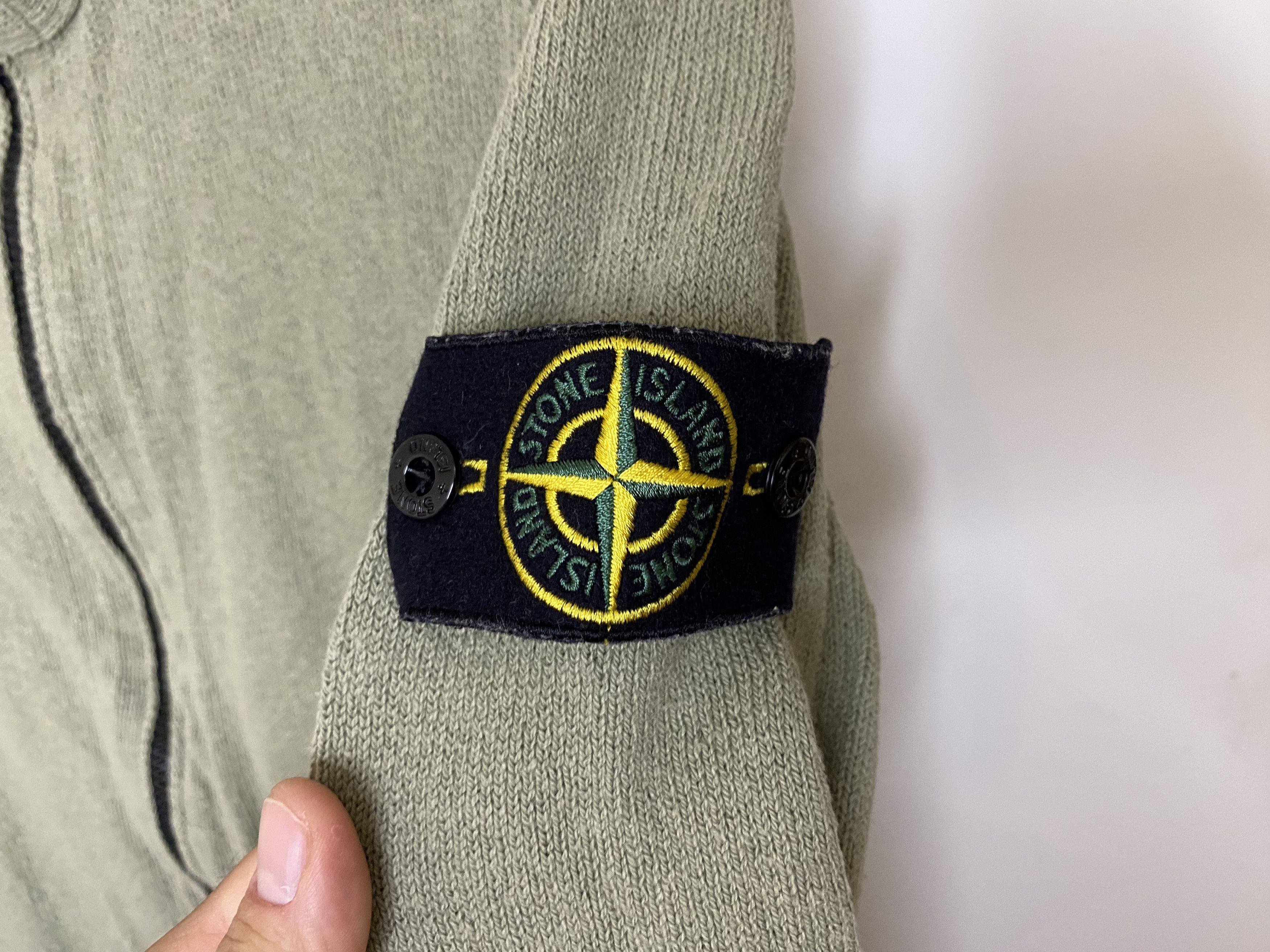 Stone Island × Vintage STONE ISLAND ZIP UP SWEATER VINTAGE AUTHENTIC SIZE S Size US S / EU 44-46 / 1 - 3 Thumbnail