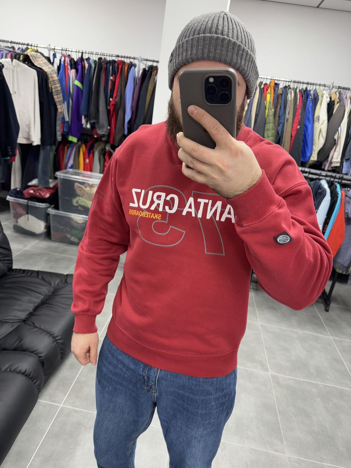 Santa Cruz Skateboards × Vintage Vintage Santa Cruz Sweatshirt Size L Size US L / EU 52-54 / 3 - 2 Thumbnail
