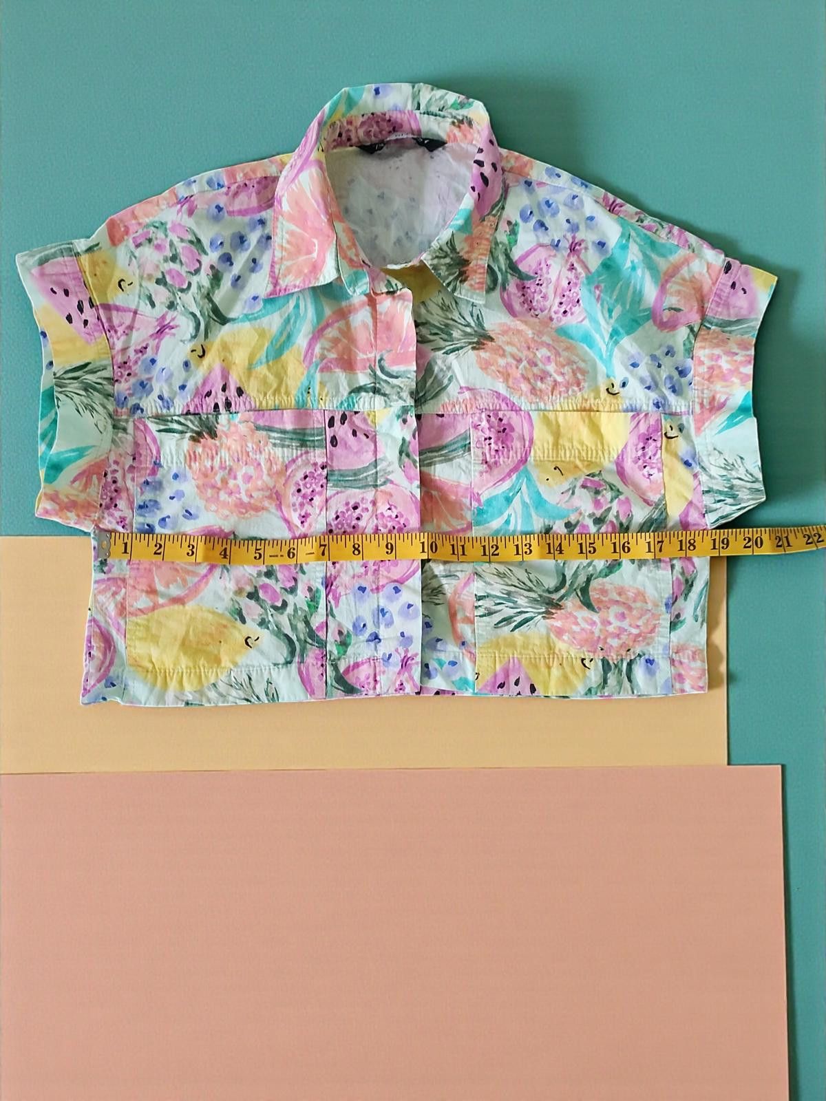 Zara ZARA Tropical Print Blouse - Size Small Size S / US 4 / IT 40 - 7 Thumbnail