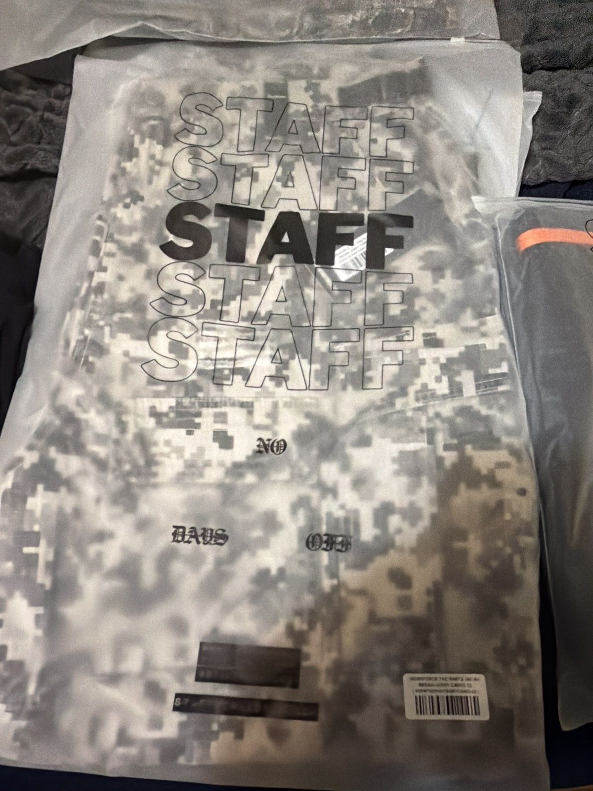 STAFF WORKFORCE Tac Pants (Grey Camo) Size US 32 / EU 48 - 3 Thumbnail