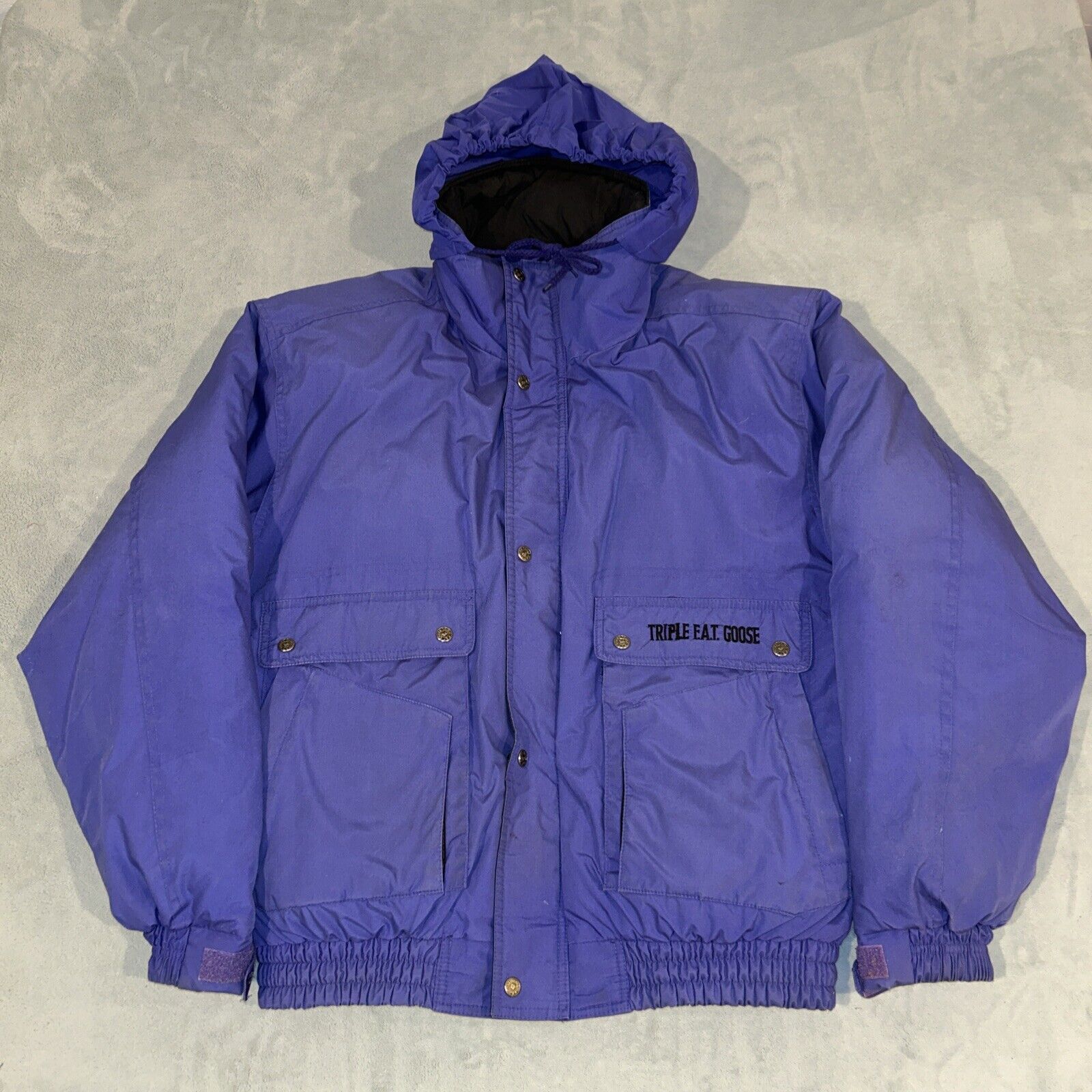 Triple F.A.T. Goose 90s Triple Fat Goose Down Puffer Hoodie Mens Large Chest 27 Size US L / EU 52-54 / 3 - 1 Thumbnail