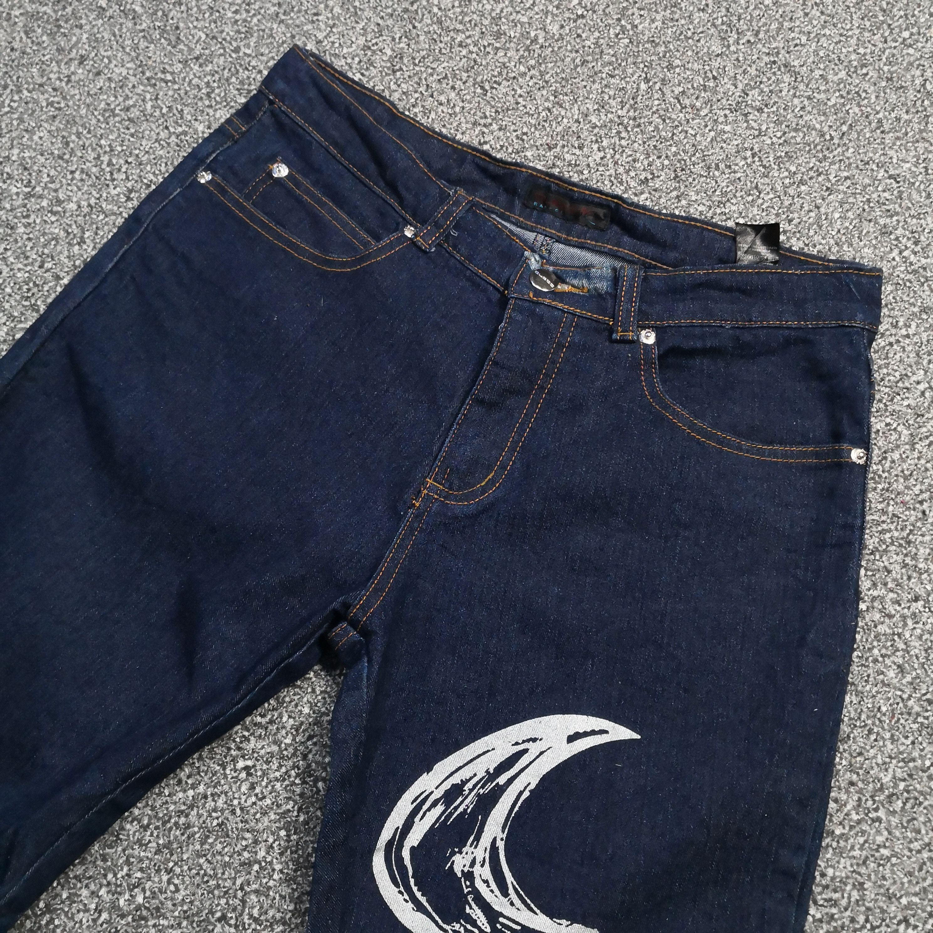Hysteric Glamour × If Six Was Nine × Japanese Brand Vintage Y2K Baggy Custo Art Paint Denim Flared Size US 30 / EU 46 - 3 Thumbnail