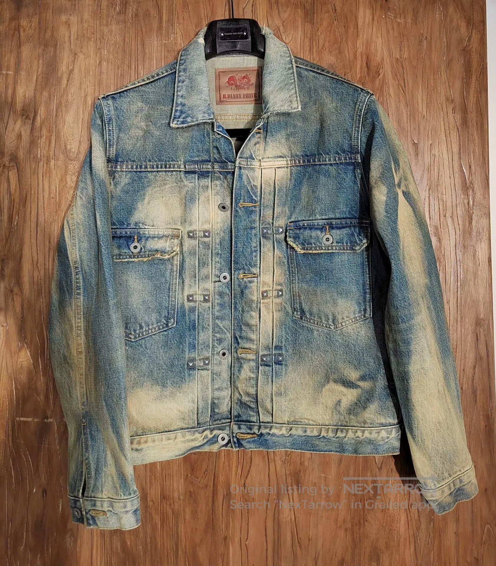 Japanese Brand DIARY PRIVE Denim Jacket Medium. Size US M / EU 48-50 / 2 - 1 Thumbnail