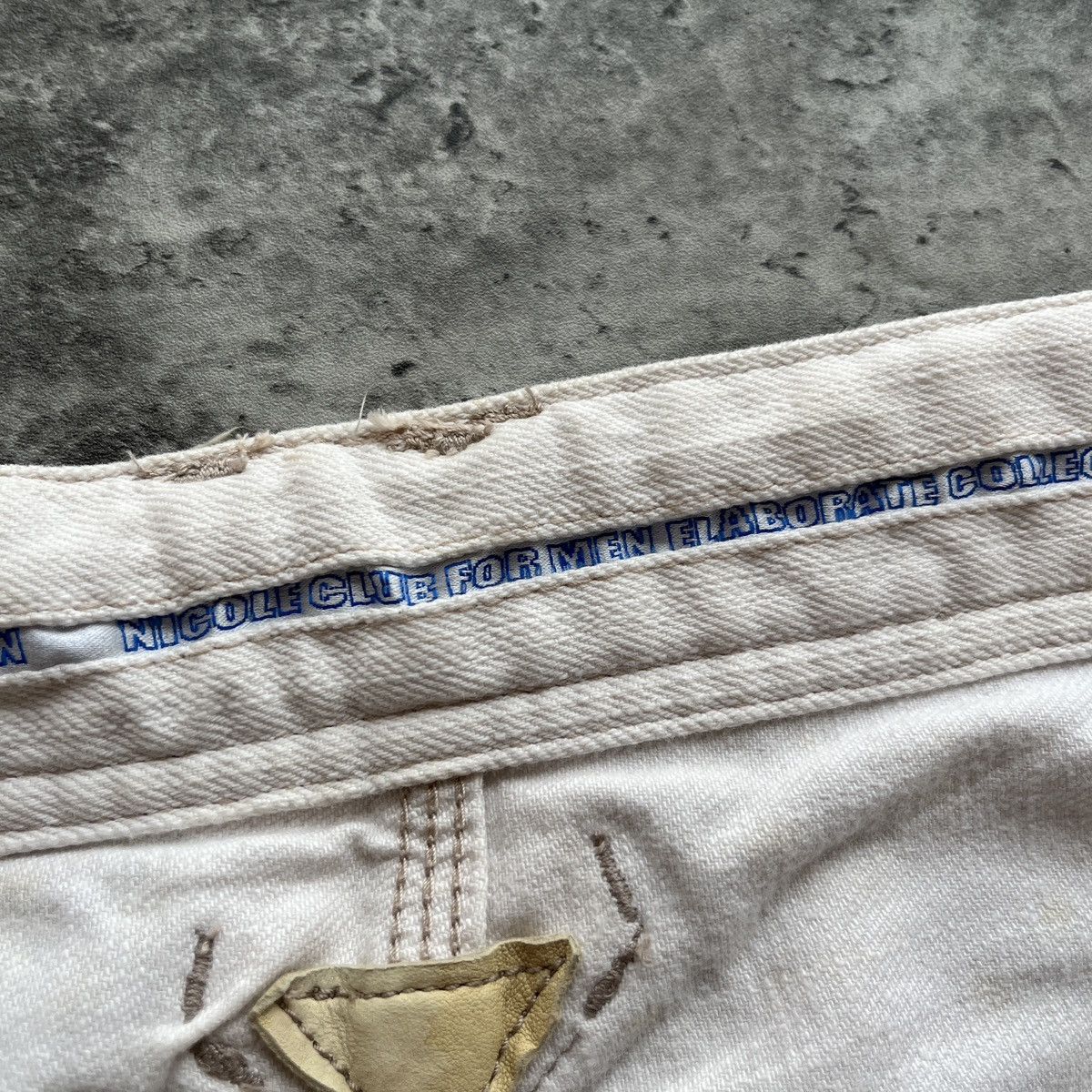 Japanese Brand 2000’s Nicole Club For Men NCFM Jeans Size US 34 / EU 50 - 12 Thumbnail
