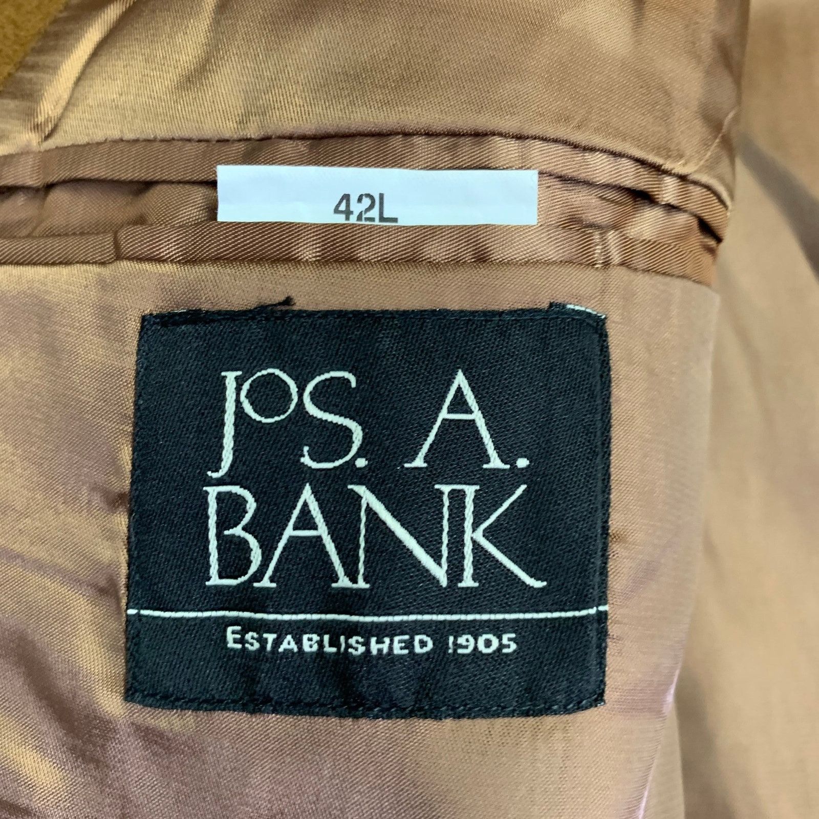 Jos. A. Bank JoS. A. BANK Size 42 Brown Wool Single Breasted Coat Size US L / EU 52-54 / 3 - 5 Thumbnail
