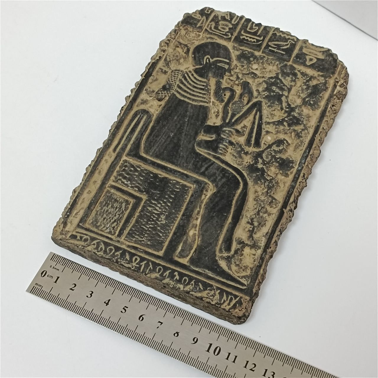 Handmade Ancient Egyptian wall plaque handmade vintage-style art Size ONE SIZE - 5 Thumbnail