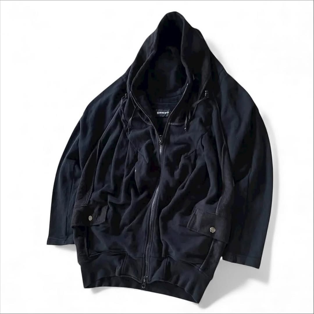Yohji Yamamoto Gomme Homme by Yohji Yamamoto Maki Hiroshige Gimmick Hoodie Size US M / EU 48-50 / 2 - 5 Thumbnail