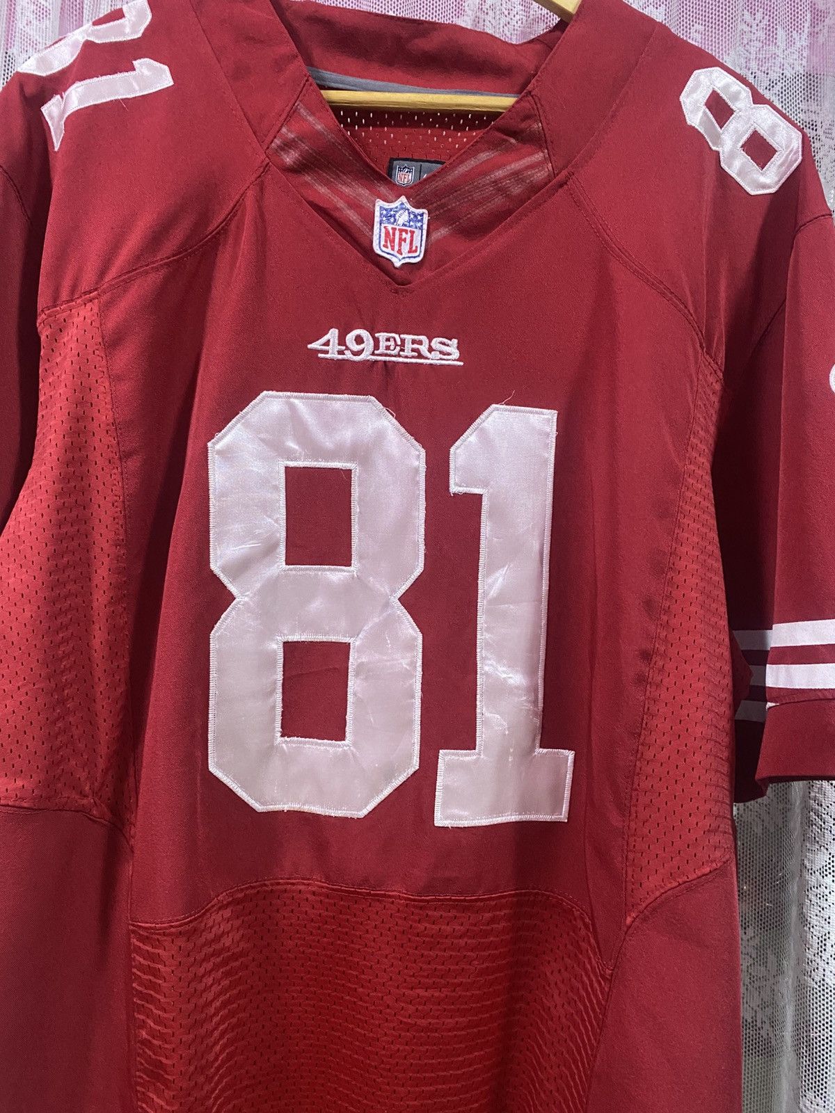 NFL Vintage Nike X 49ers Boldin Player Issue Jersey NFL Size US L / EU 52-54 / 3 - 6 Thumbnail