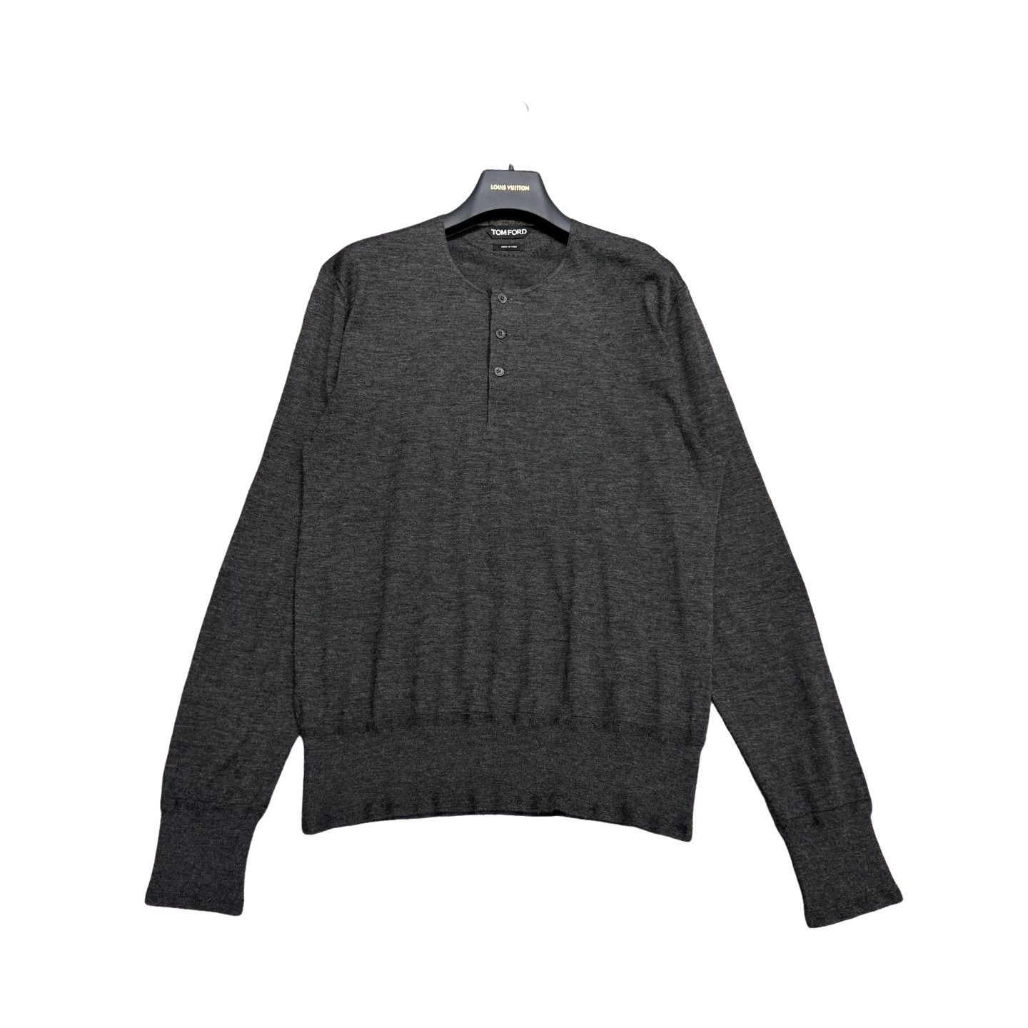 Tom Ford Tom Ford Cashmere Henley Sweater Size L Size US L / EU 52-54 / 3 - 1 Thumbnail