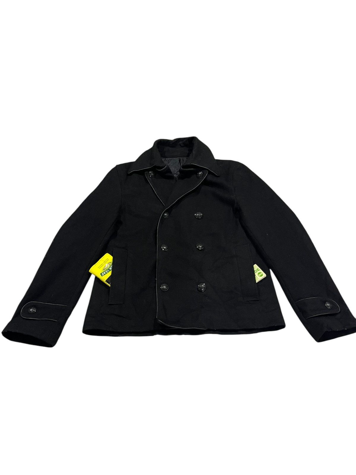 20471120 🇯🇵JAPANESE BRAND EVOLUTION WOOL PEACOAT GOTHIC JACKET Size US M / EU 48-50 / 2 - 1 Thumbnail