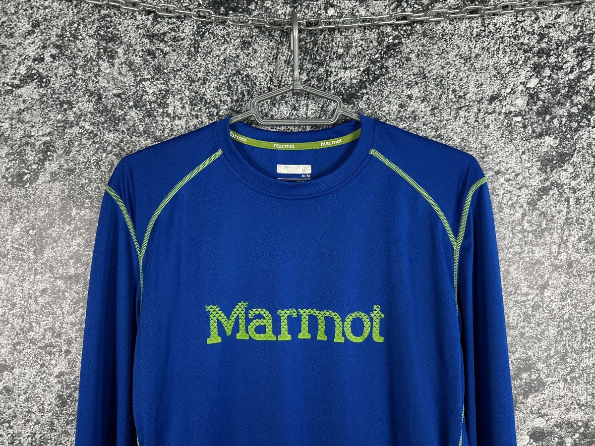 Marmot Marmot Long Sleeve T-Shirt Big Logo Outdoor Trekking Size M Size US M / EU 48-50 / 2 - 2 Thumbnail