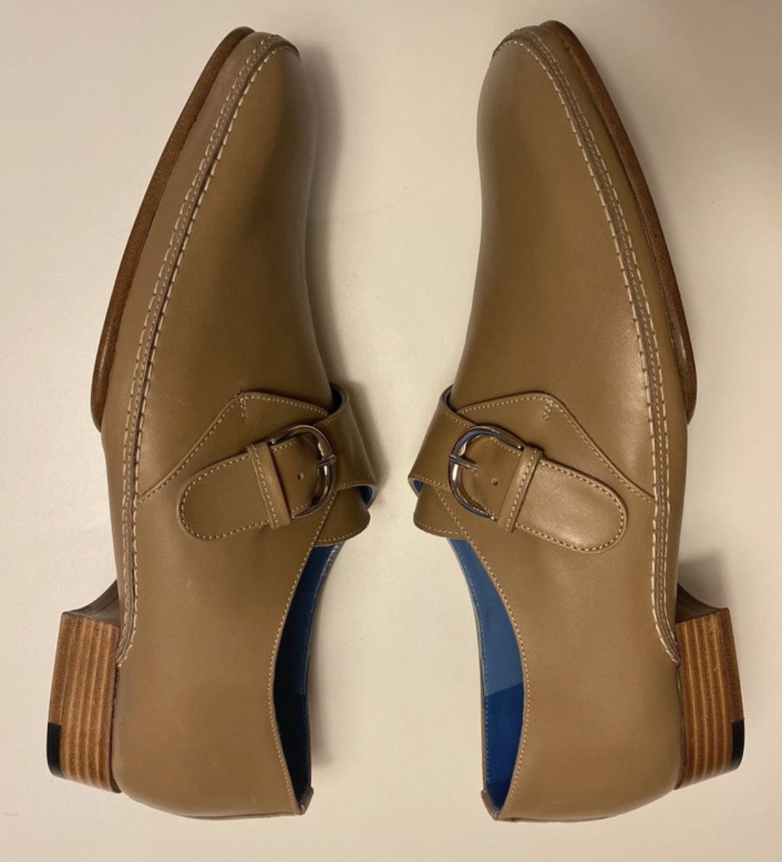 Quercioli Monk shoe in smooth leather Size US 9.5 / EU 42-43 - 2 Thumbnail