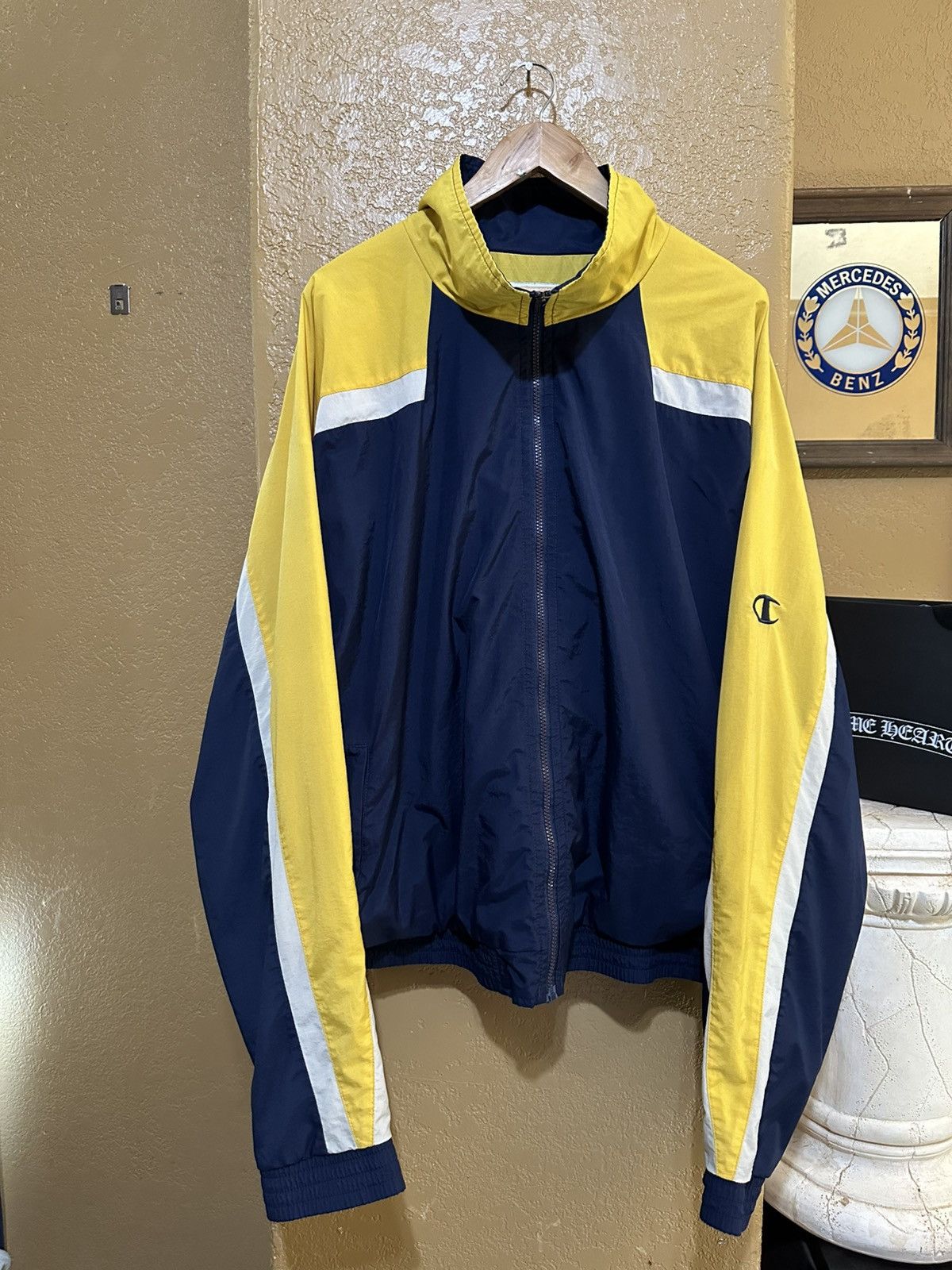 4GSELLER × Champion × Vintage Vintage Champion “Michigan” Windbreaker Jacket Baggy XXL Size US XXL / EU 58 / 5 - 3 Thumbnail