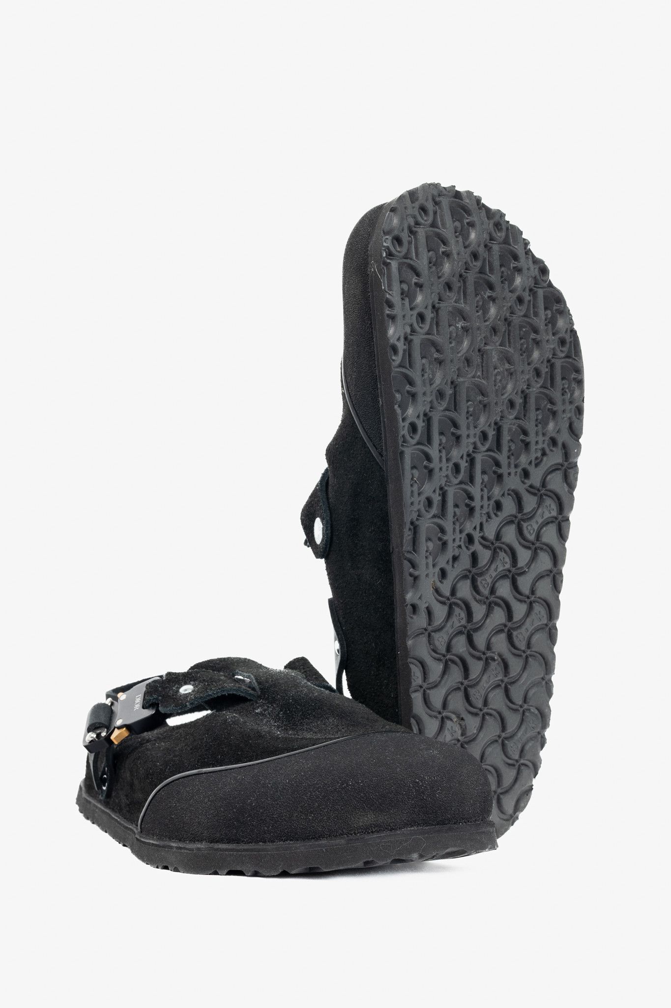 Birkenstock × Dior Dior x Birkenstock Tokio Nubuck Calfskin Leather Slippers Size US 11 / EU 44 - 4 Thumbnail